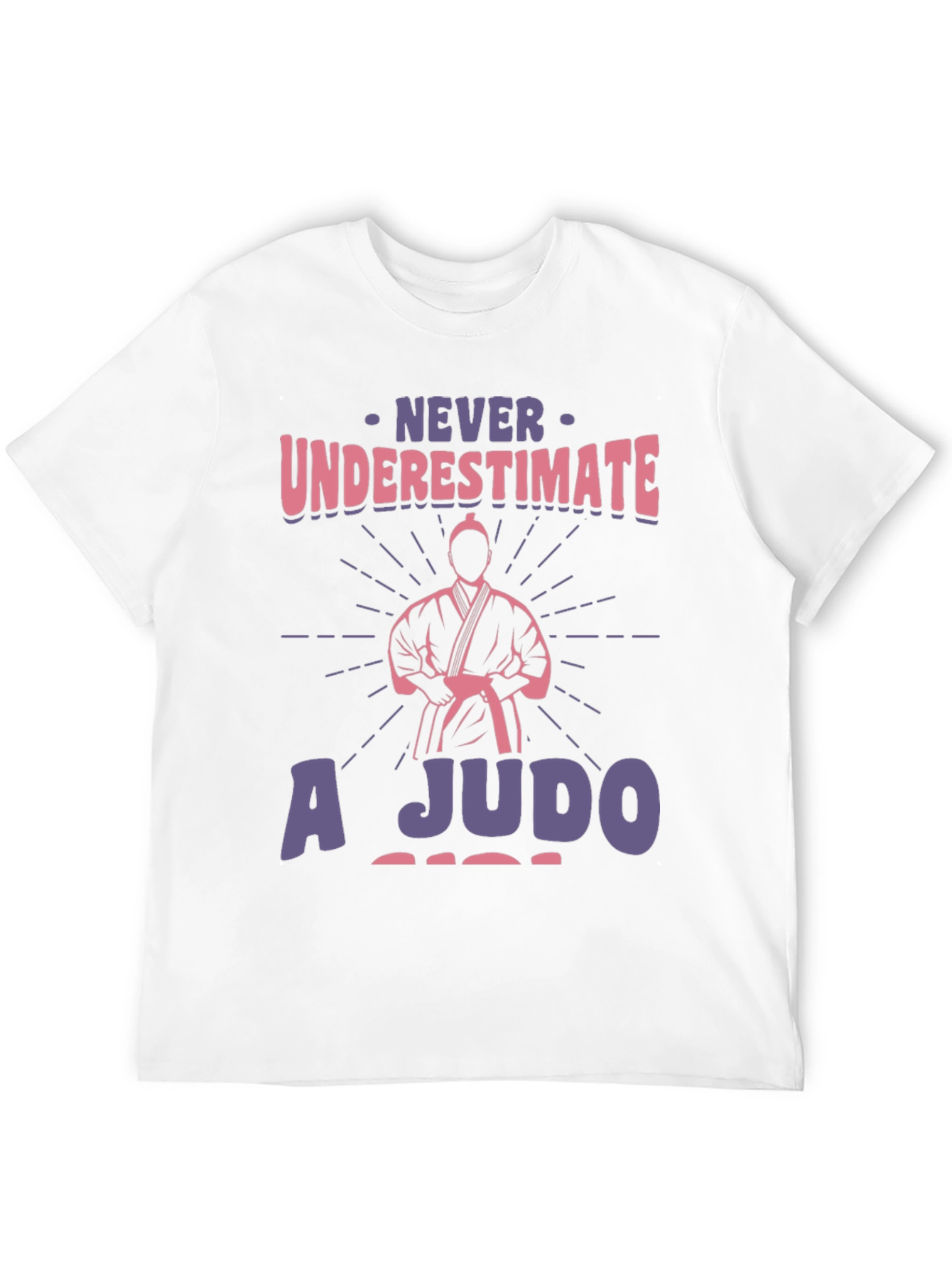 Black Never Underestimate A Judo T-Shirt view 12