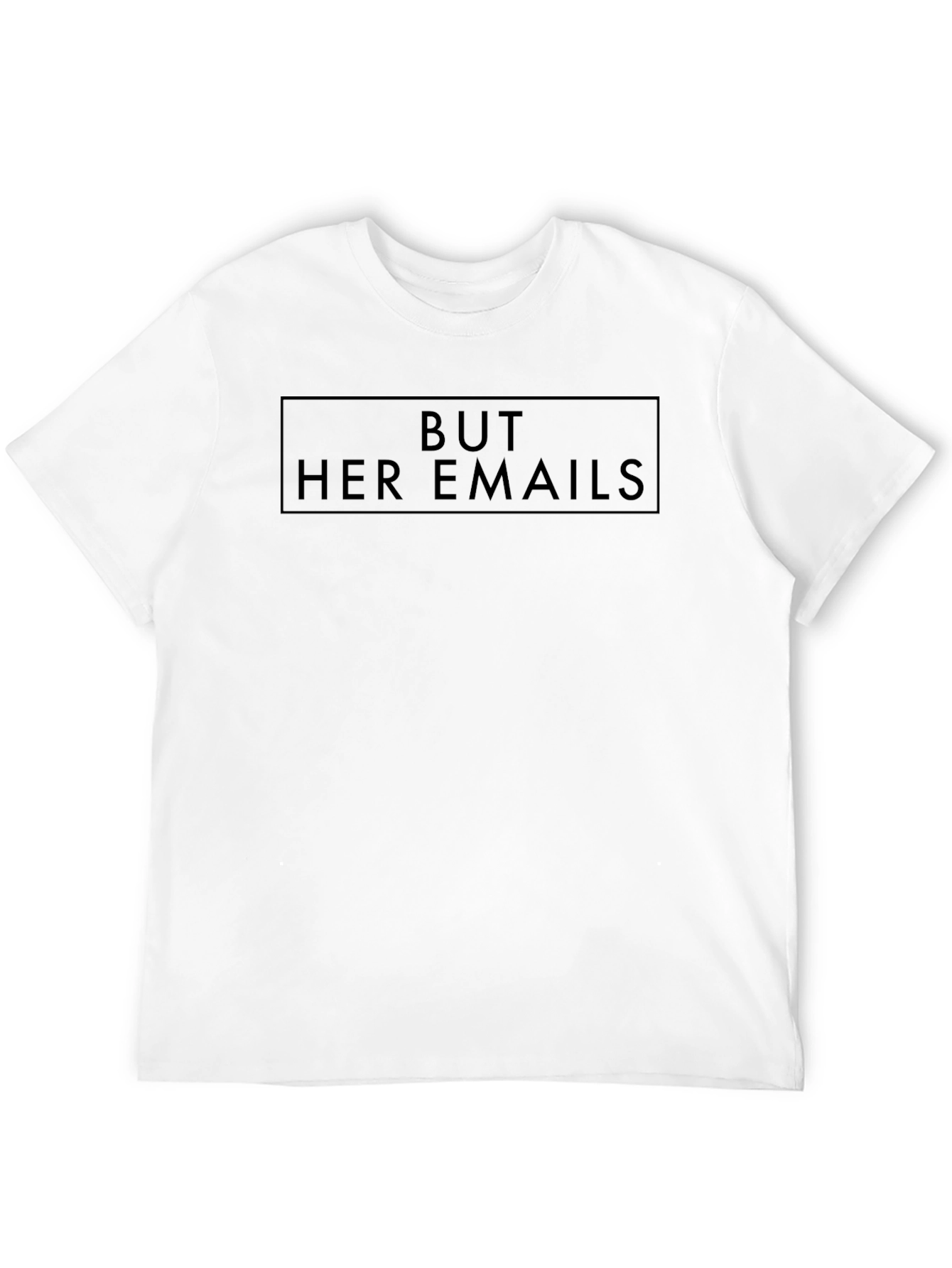 Black But Her Emails Slogan Tee - Dark Humor Graphic T-Shirt view 12