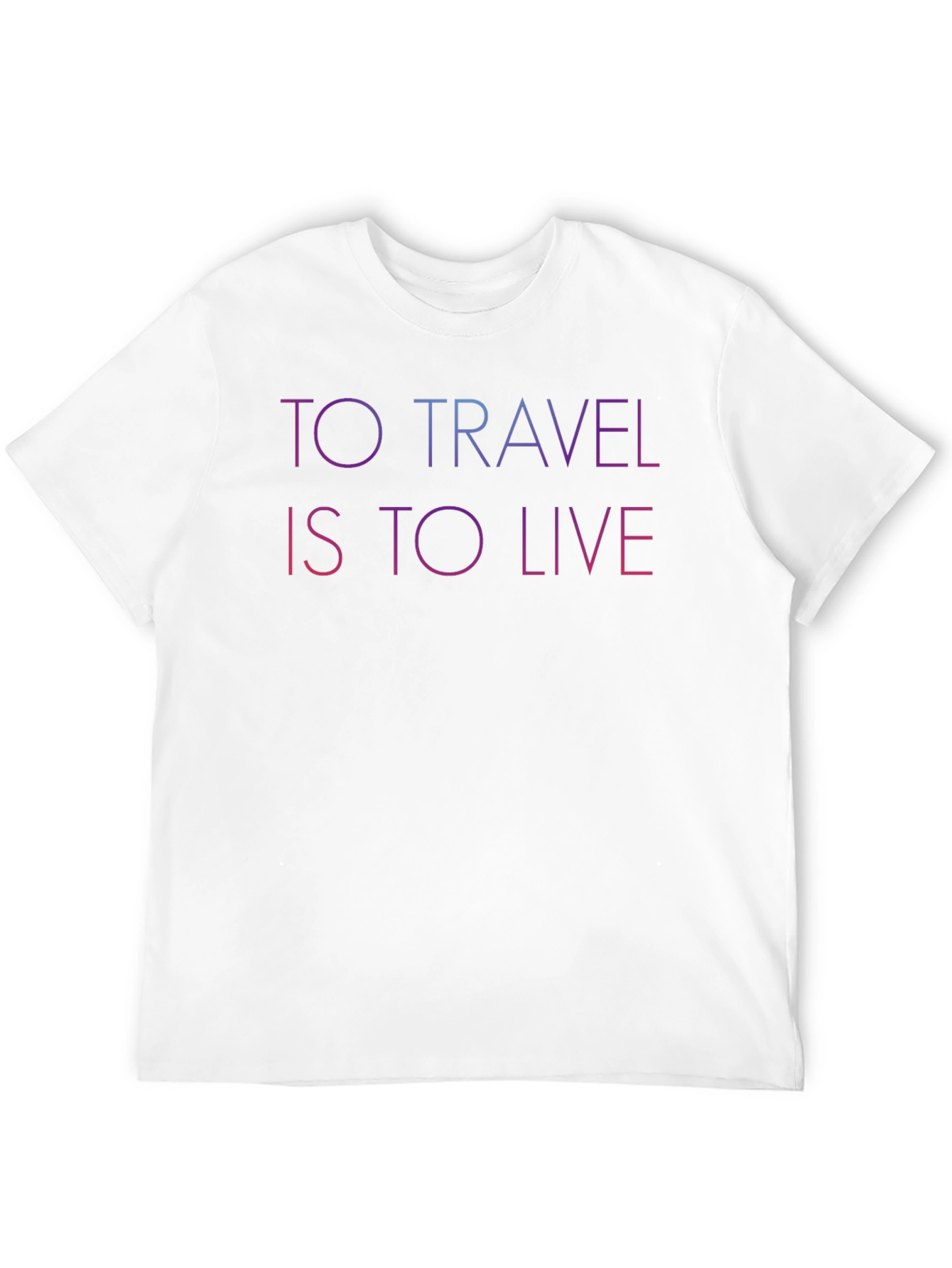 Black Travel is to Live Graphic T-Shirt view 12