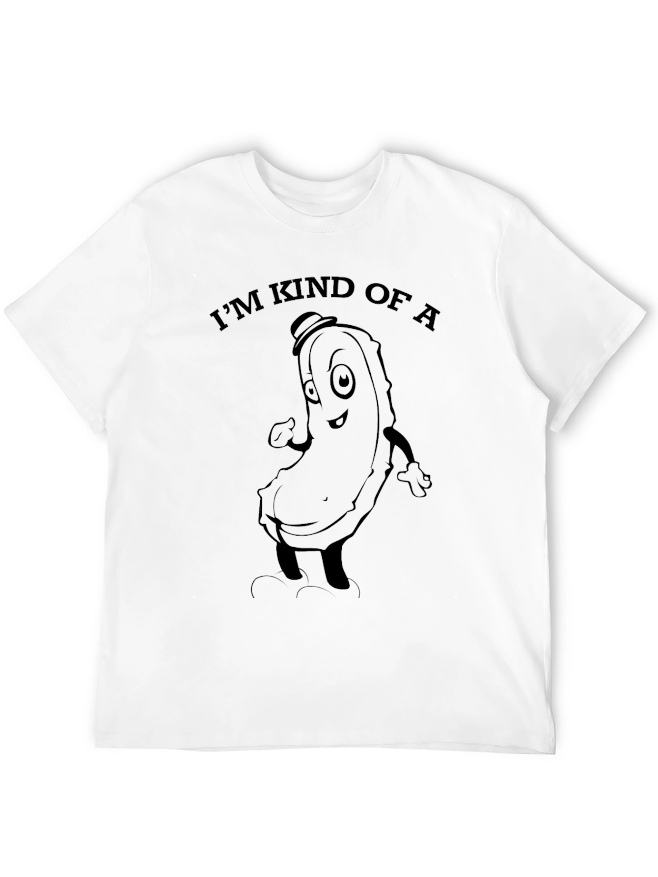 Black Funny Pickle T-Shirt - I'm Kind Of A Big Dill view 12
