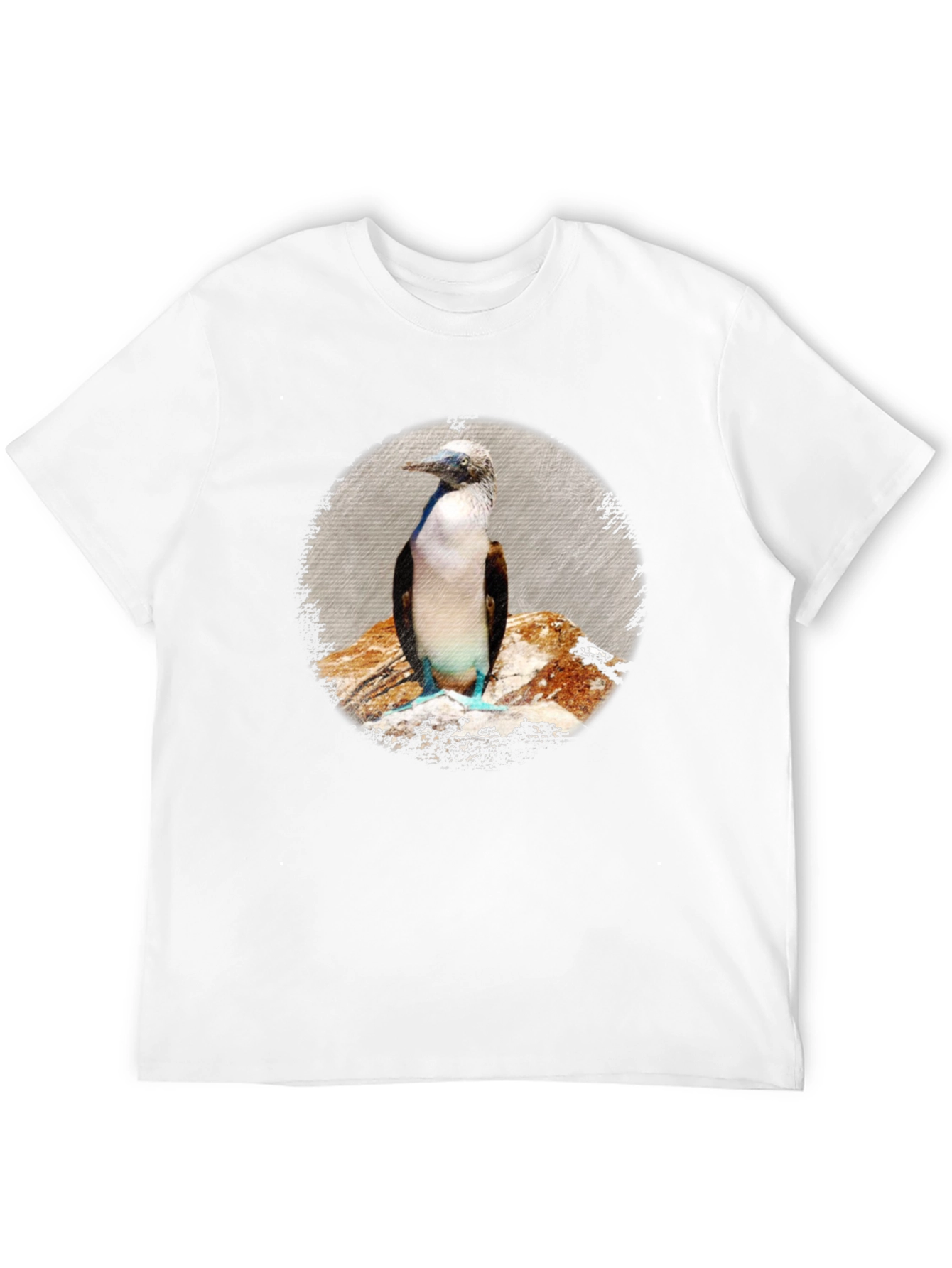 Black Blue-Footed Booby Graphic T-Shirt - Unisex view 12