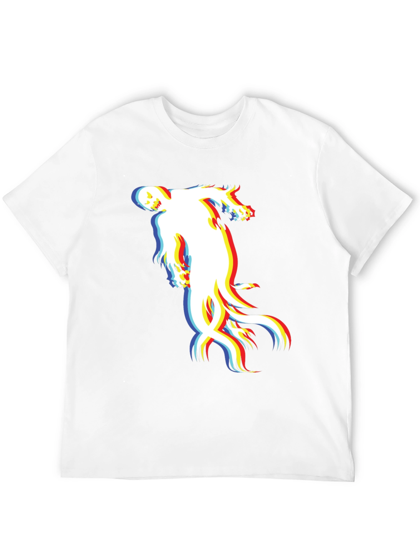 Black Ghost Graphic Black T-Shirt - Unisex view 12