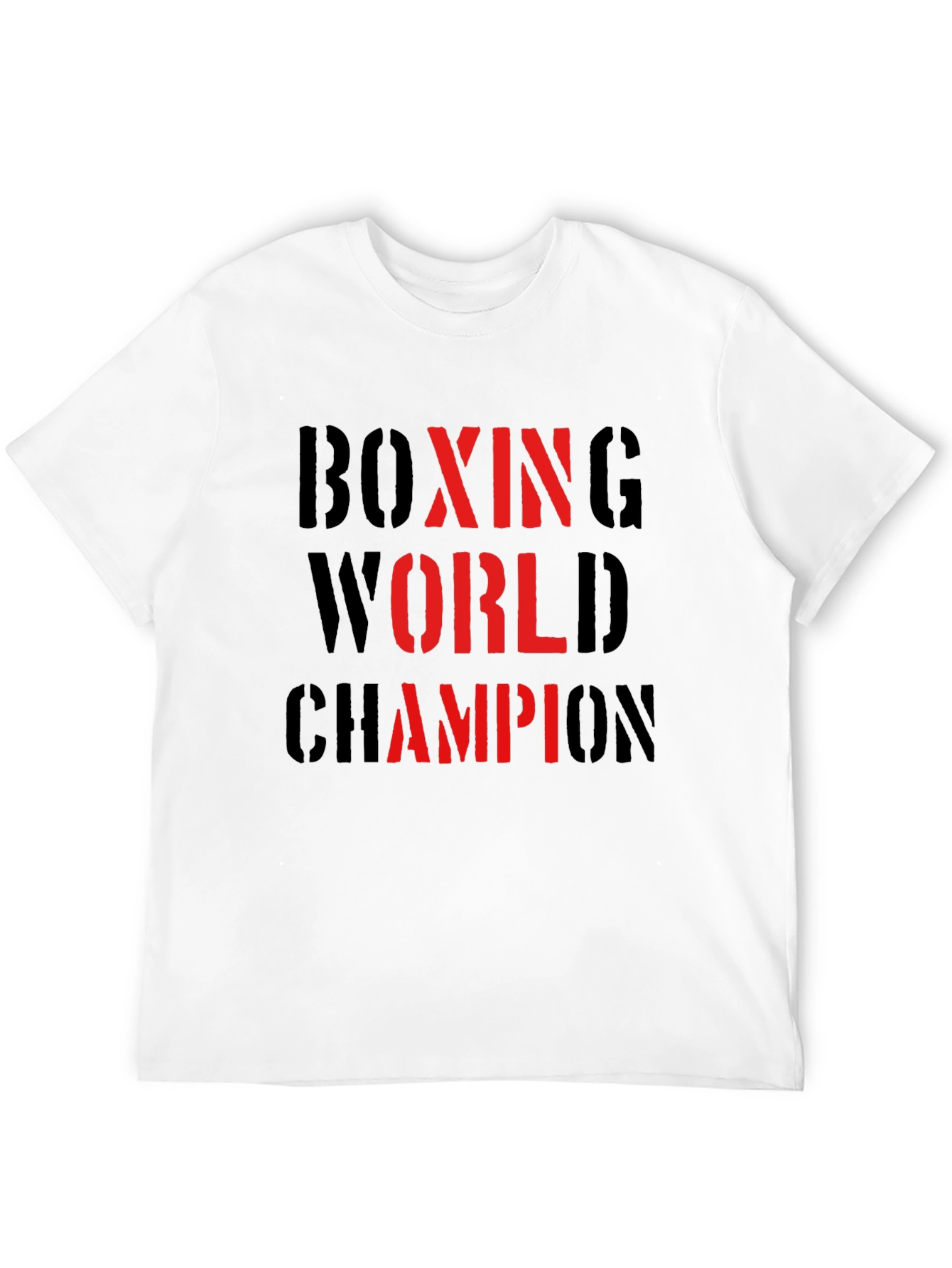 Black Boxing World Champion Graphic T-Shirt view 12