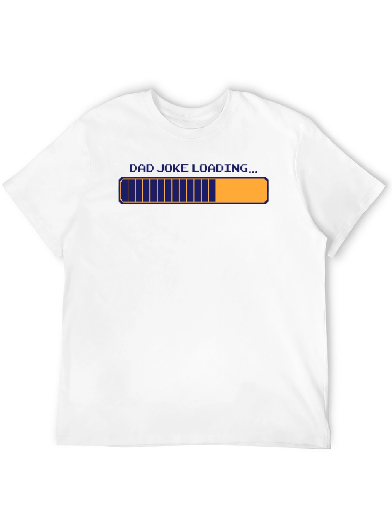 Black Dad Joke Loading T-Shirt - Humorous Graphic Tee view 12