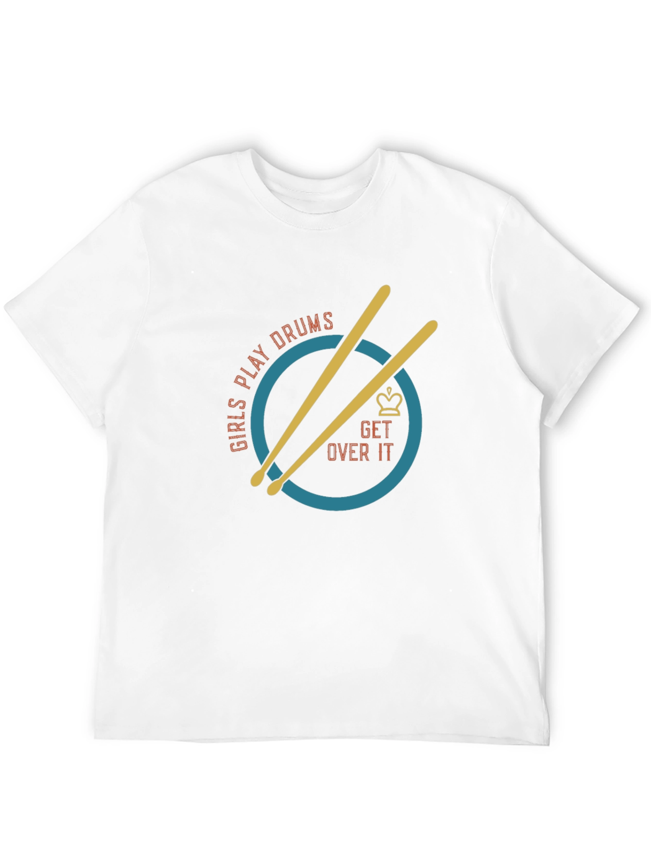 Black Girls Play Drums T-Shirt - Get Over It Tee view 12
