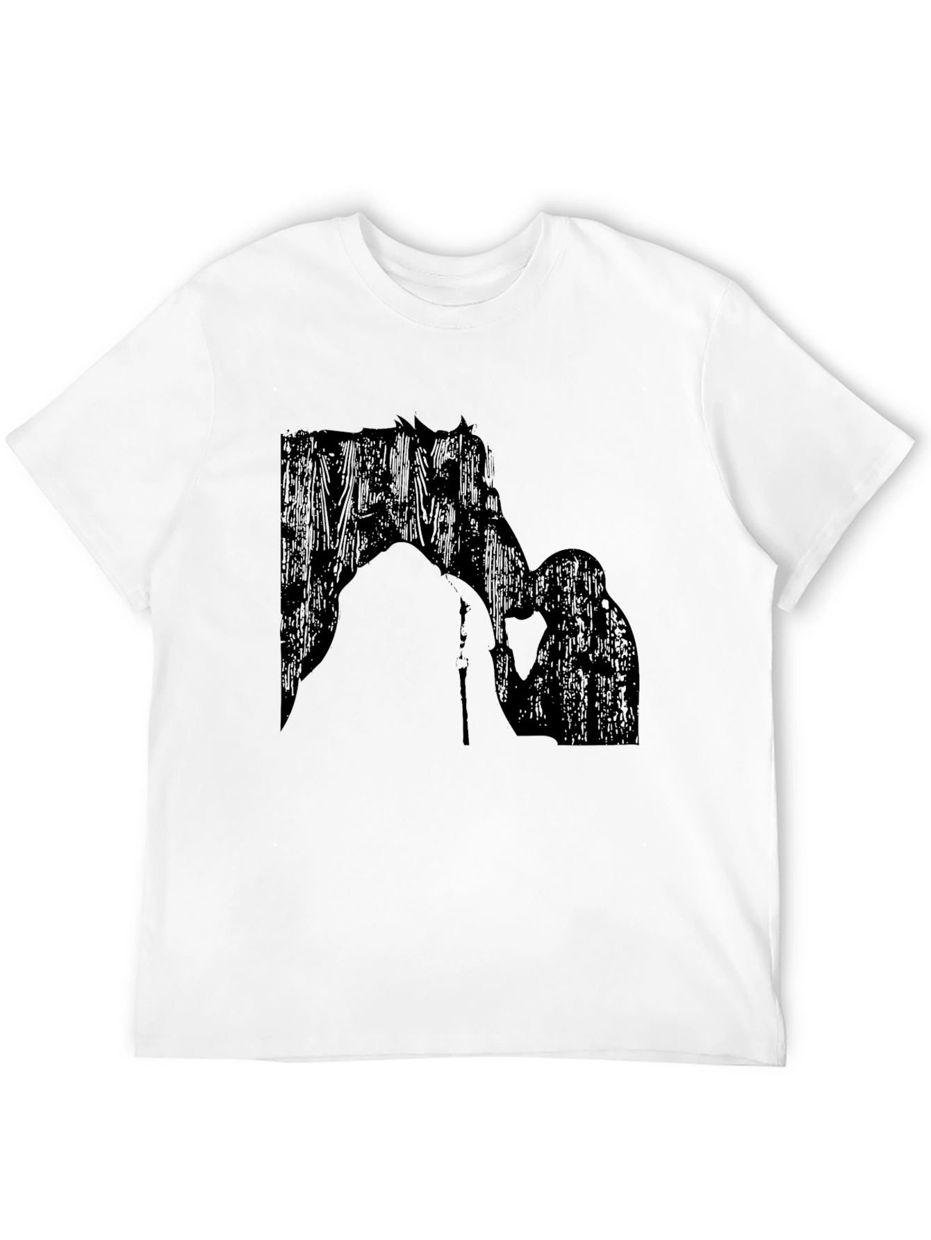 Horse and Rider Black Graphic T-Shirt - 12