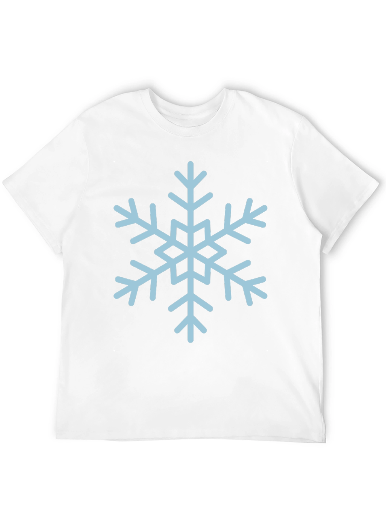 Black Snowflake Graphic Tee - Winter Holiday Style view 12