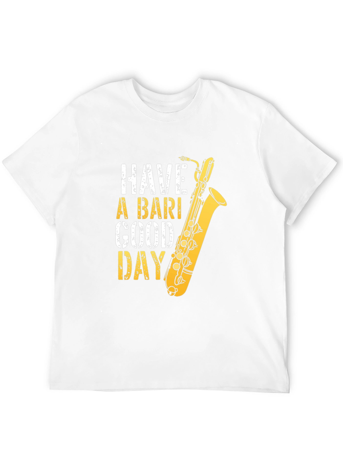 Black Have A Bari Good Day Saxophone T-Shirt view 12