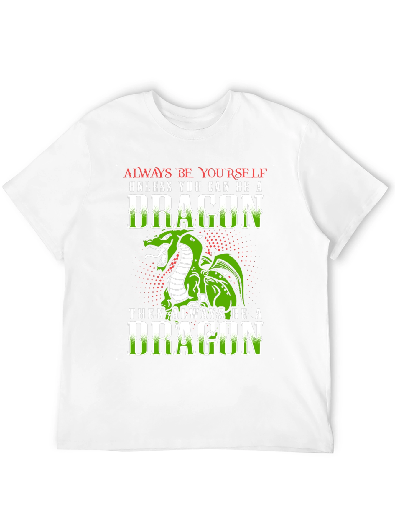 Black Dragon Graphic Tee - Always Be Yourself Unless A Dragon view 12