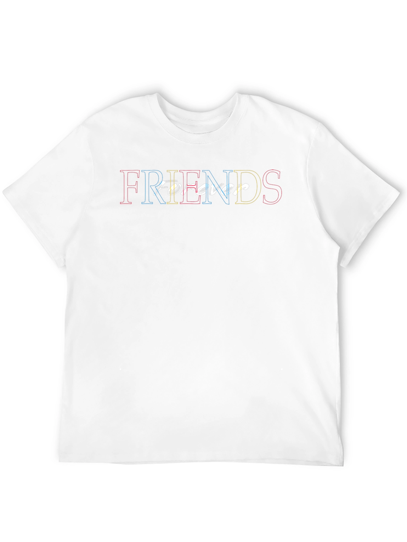Black Friends Forever T-Shirt - Trendy Casual Wear view 12