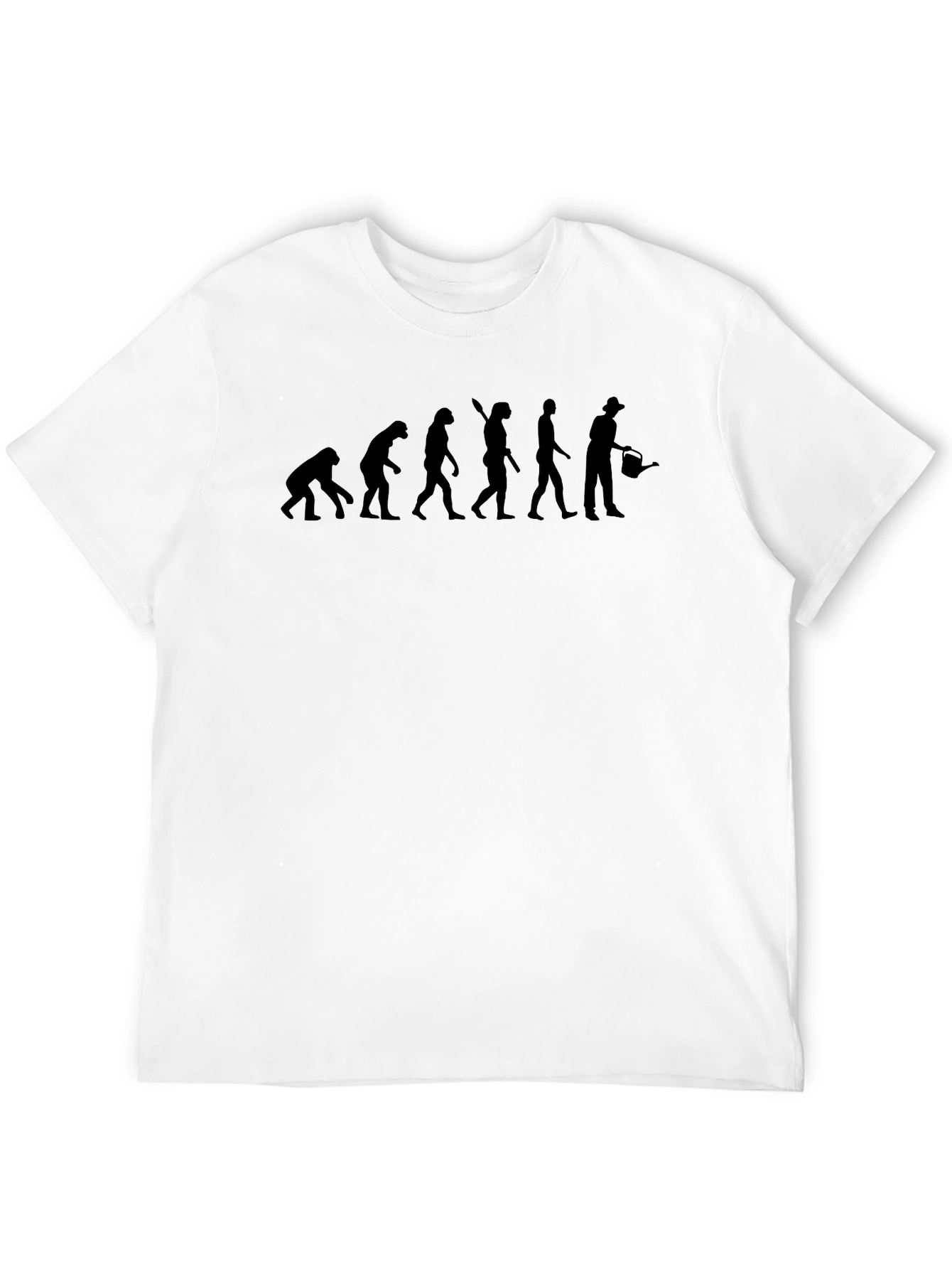 Black Evolution of Gardening T-Shirt - Black view 12