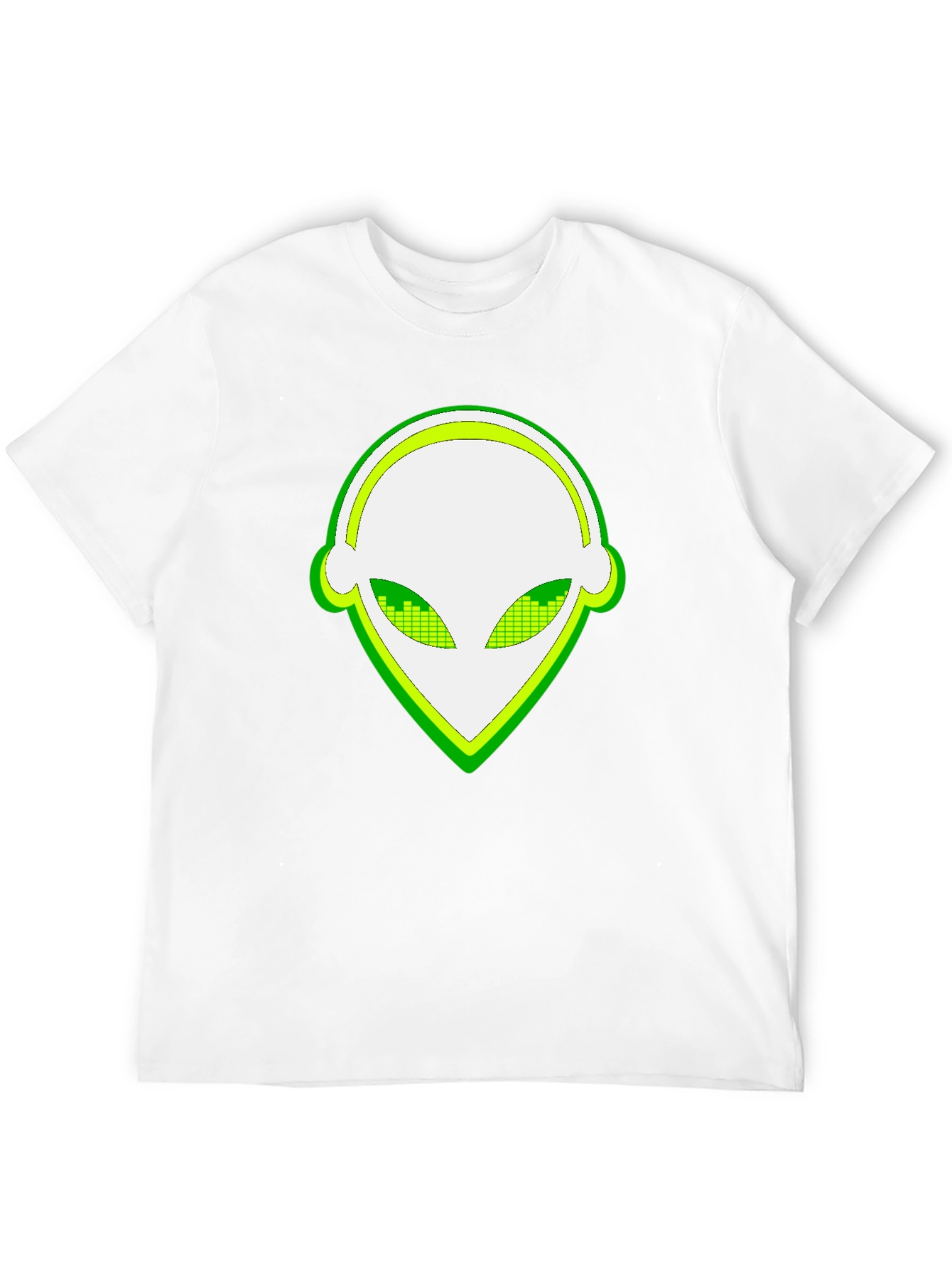 Black Alien Head T-Shirt - Cool Graphic Tee view 12