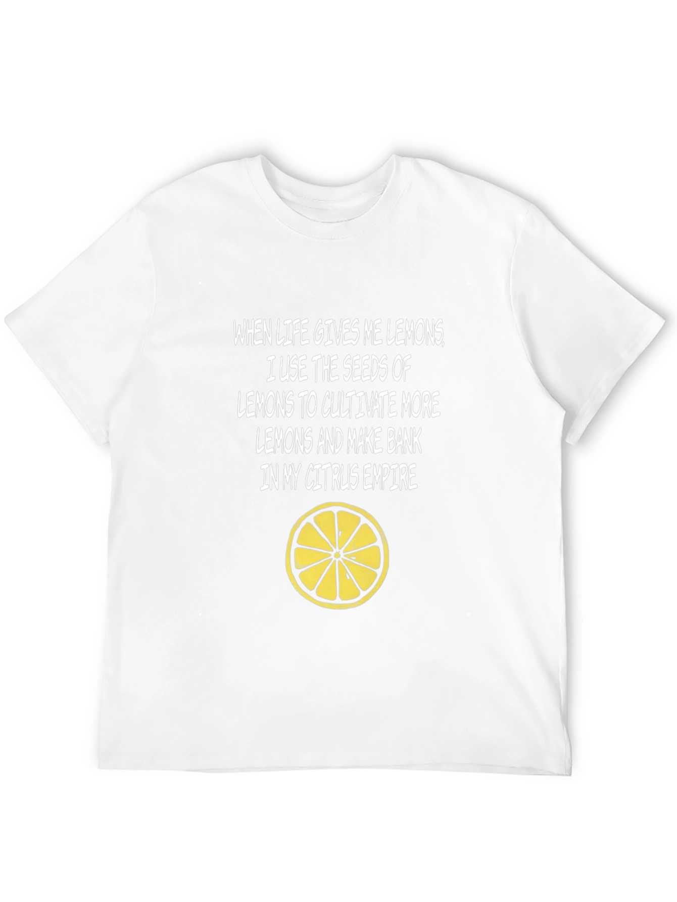Black Citrus Empire T-Shirt - When Life Gives You Lemons! view 12