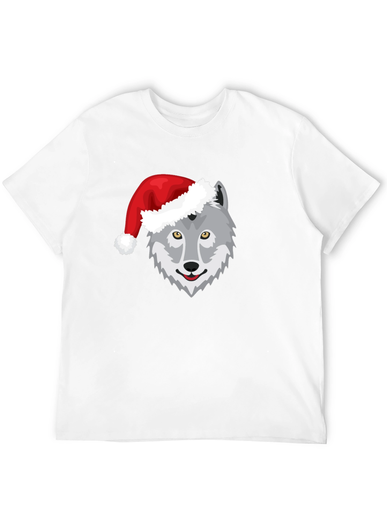 Black Wolf Christmas T-Shirt view 12