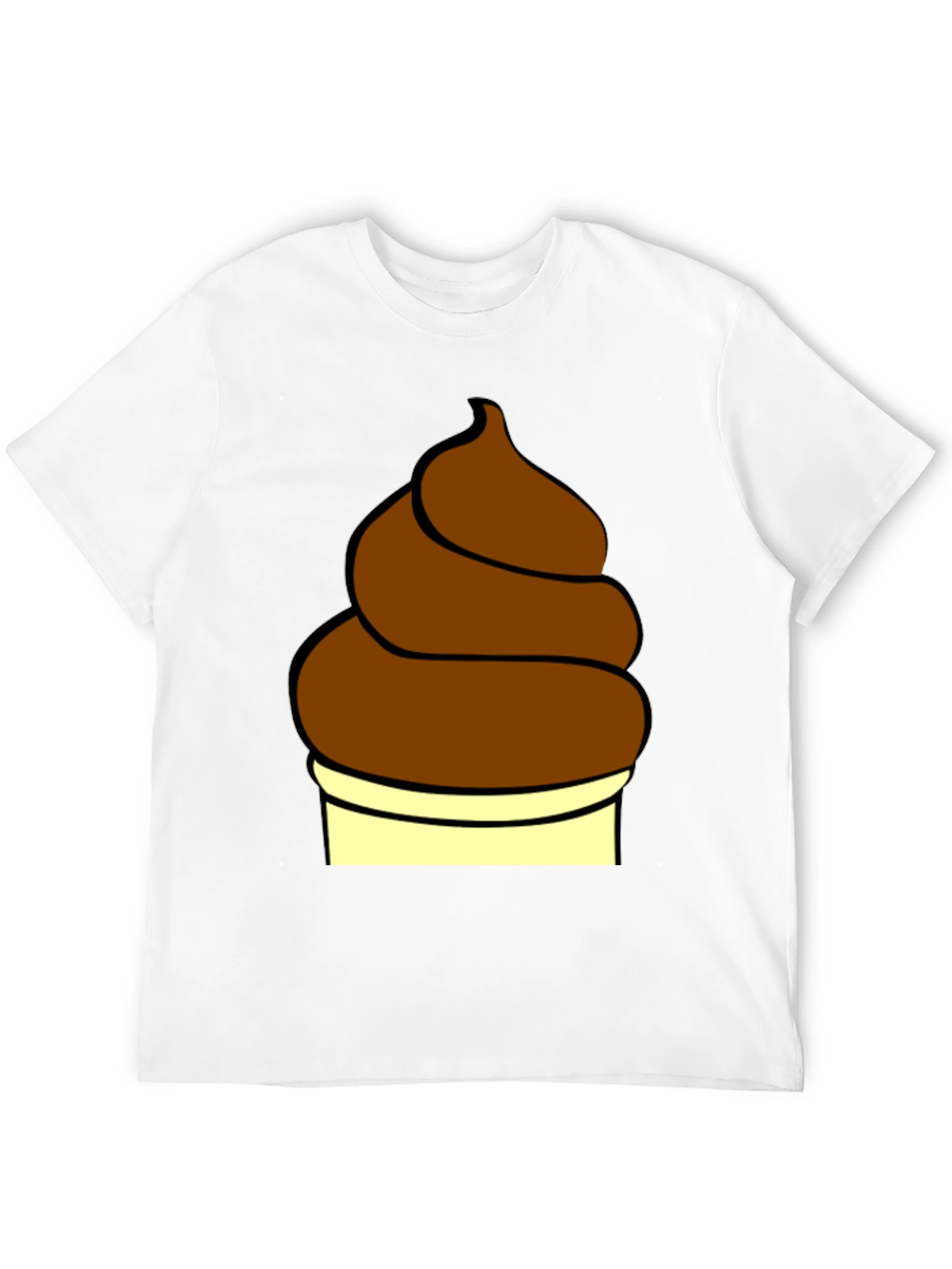 Black Novelty Poop Emoji T-Shirt - Funny Graphic Tee view 12