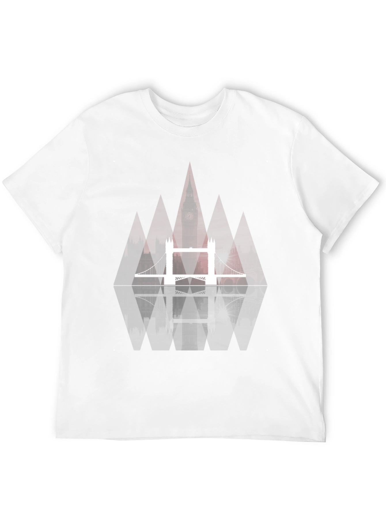 Black London Bridge Graphic Tee - Modern Design view 12