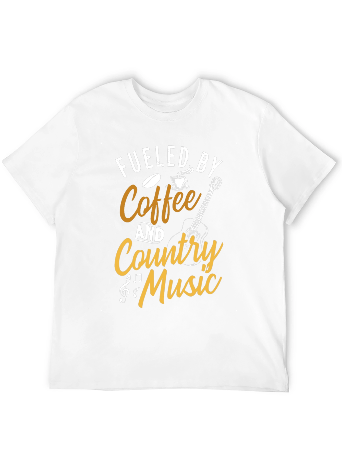 Black Fueled by Coffee & Country Music T-Shirt view 12