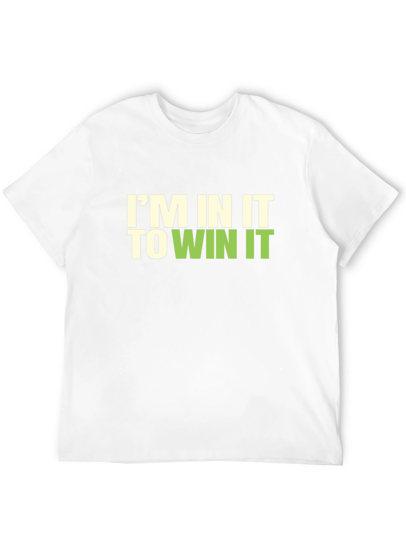 Black I'm In It To Win It Graphic T-Shirt view 12