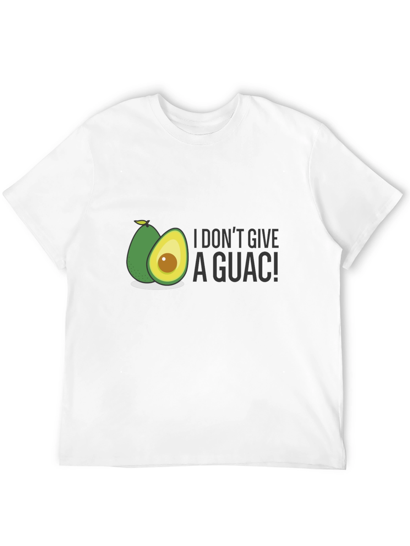 Black I Don't Give A Guac! T-Shirt view 12