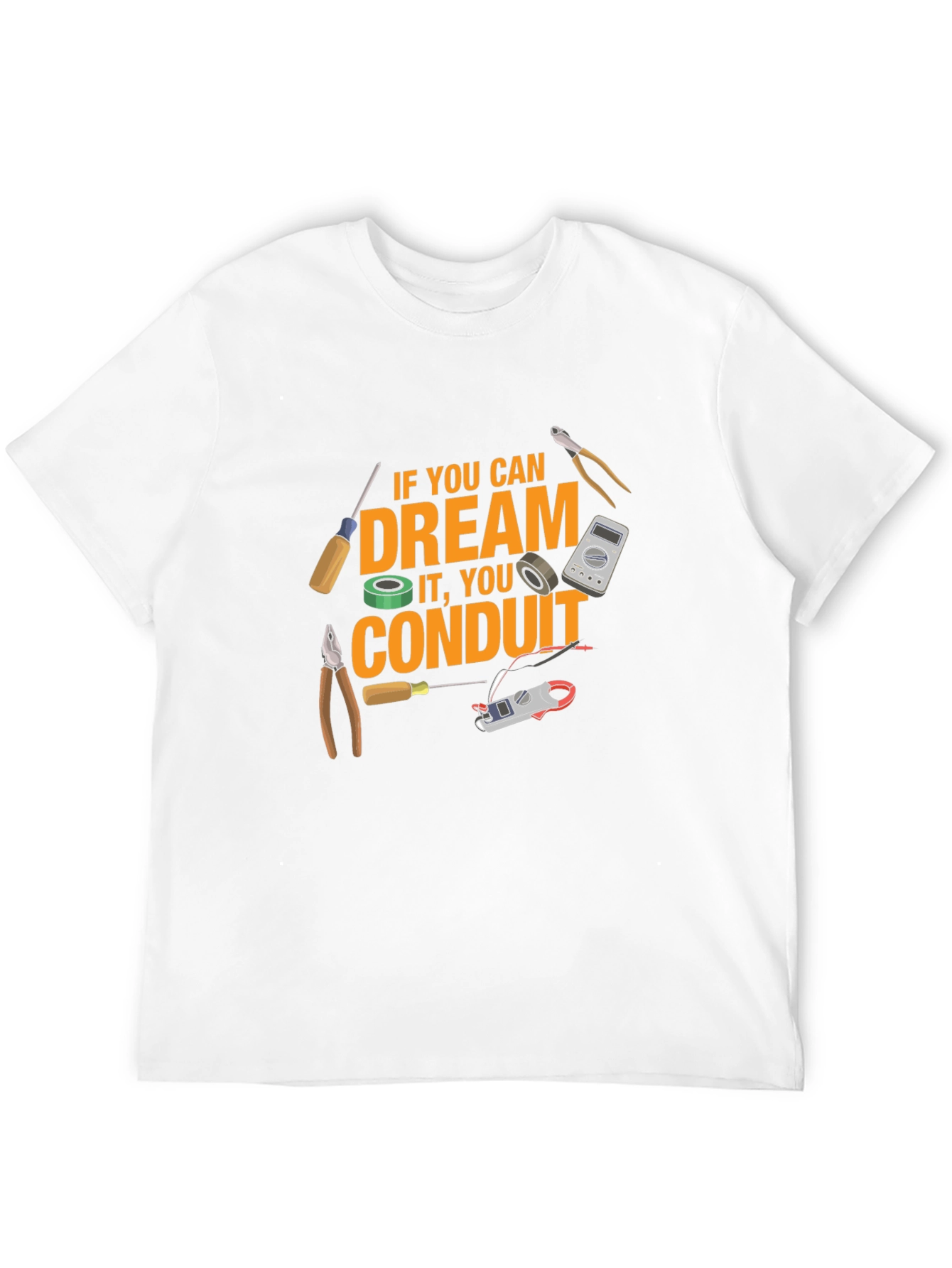 Black Dream Conduit Graphic T-Shirt - Electrician Apparel view 12