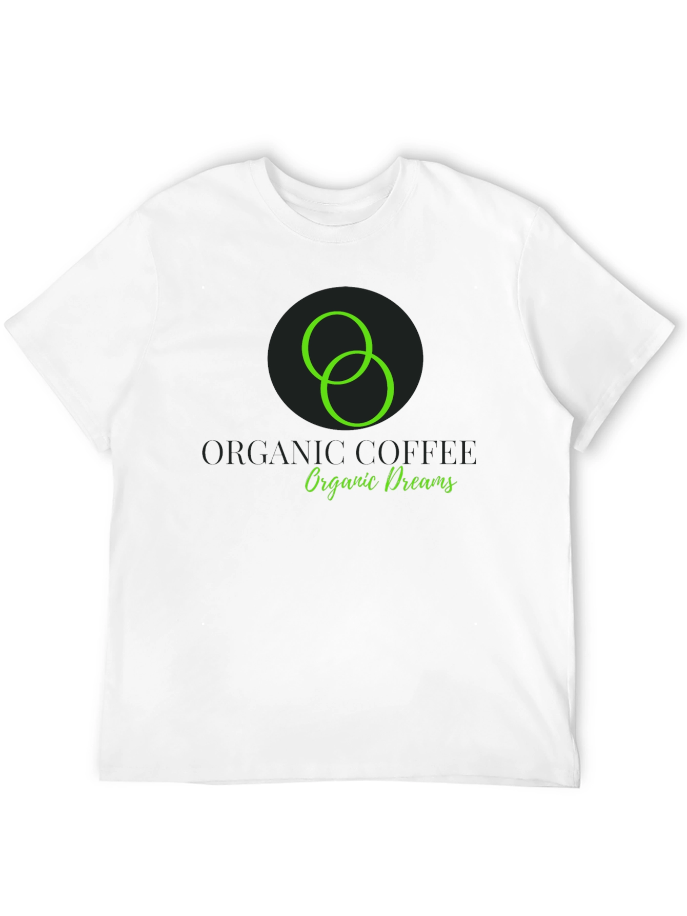 Black Organic Coffee Dreams Black T-Shirt view 12