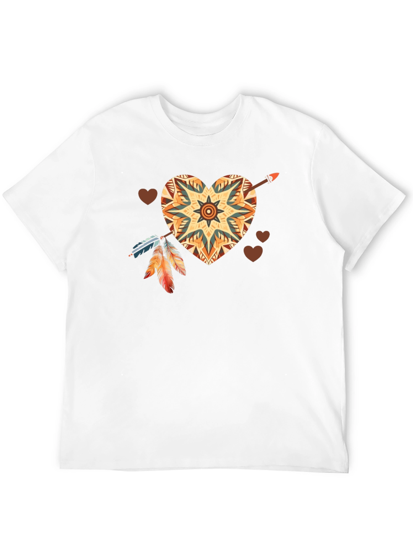 Black Heart Arrow Graphic Tee view 12