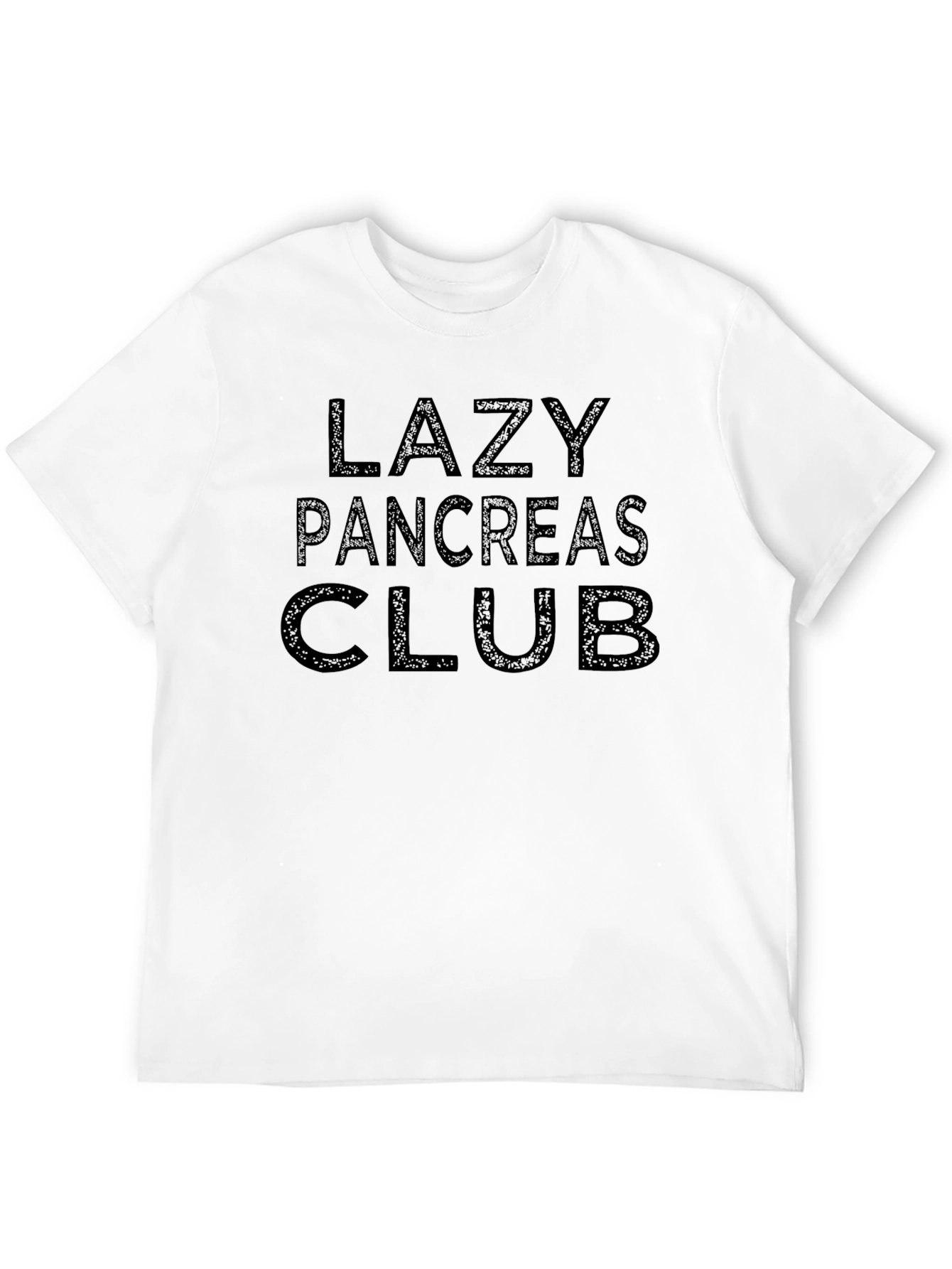 Black Lazy Pancreas Club Black T-Shirt view 12
