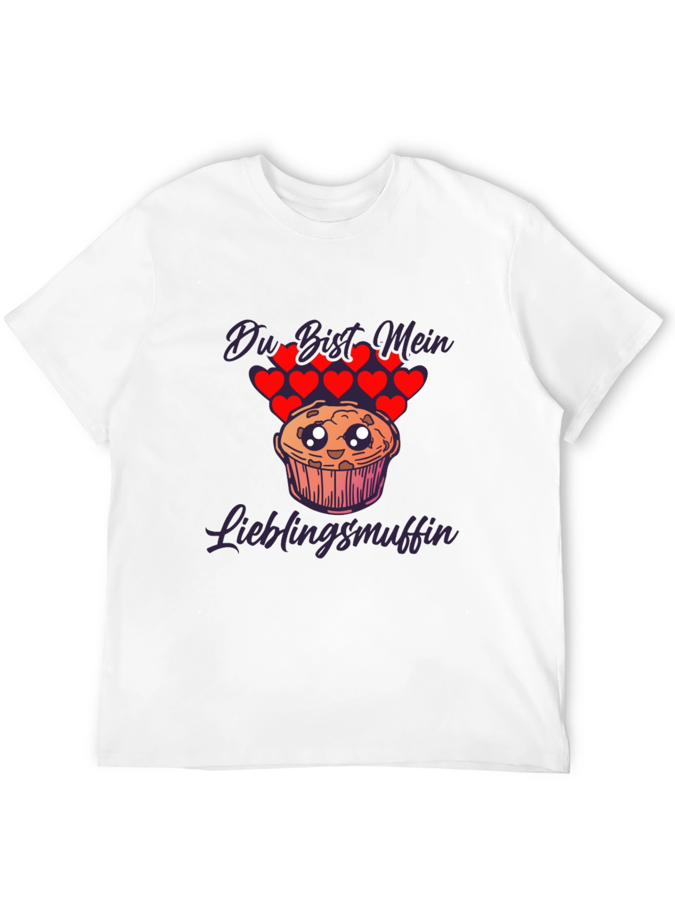 Black Du Bist Mein Lieblingsmuffin Graphic Tee view 12