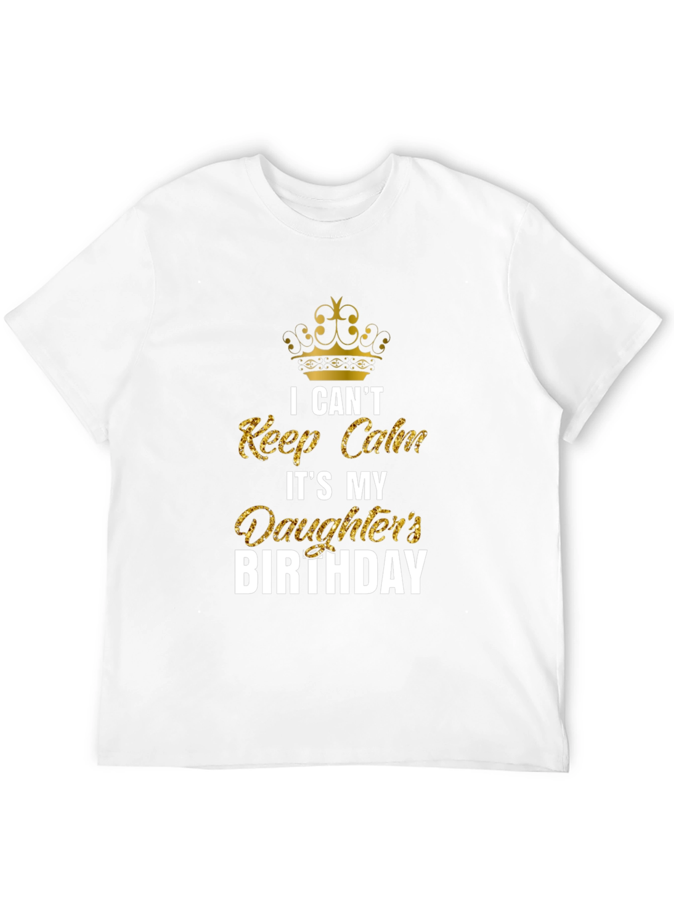 Black Daughter's Birthday Shirt - I Can't Keep Calm Tee view 12
