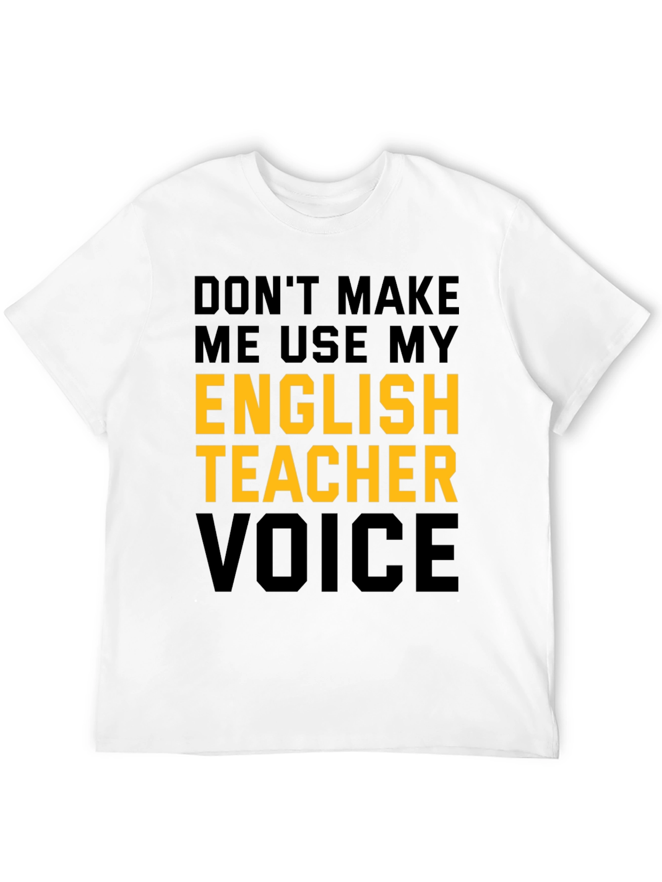 Black English Teacher Voice Graphic Tee view 12
