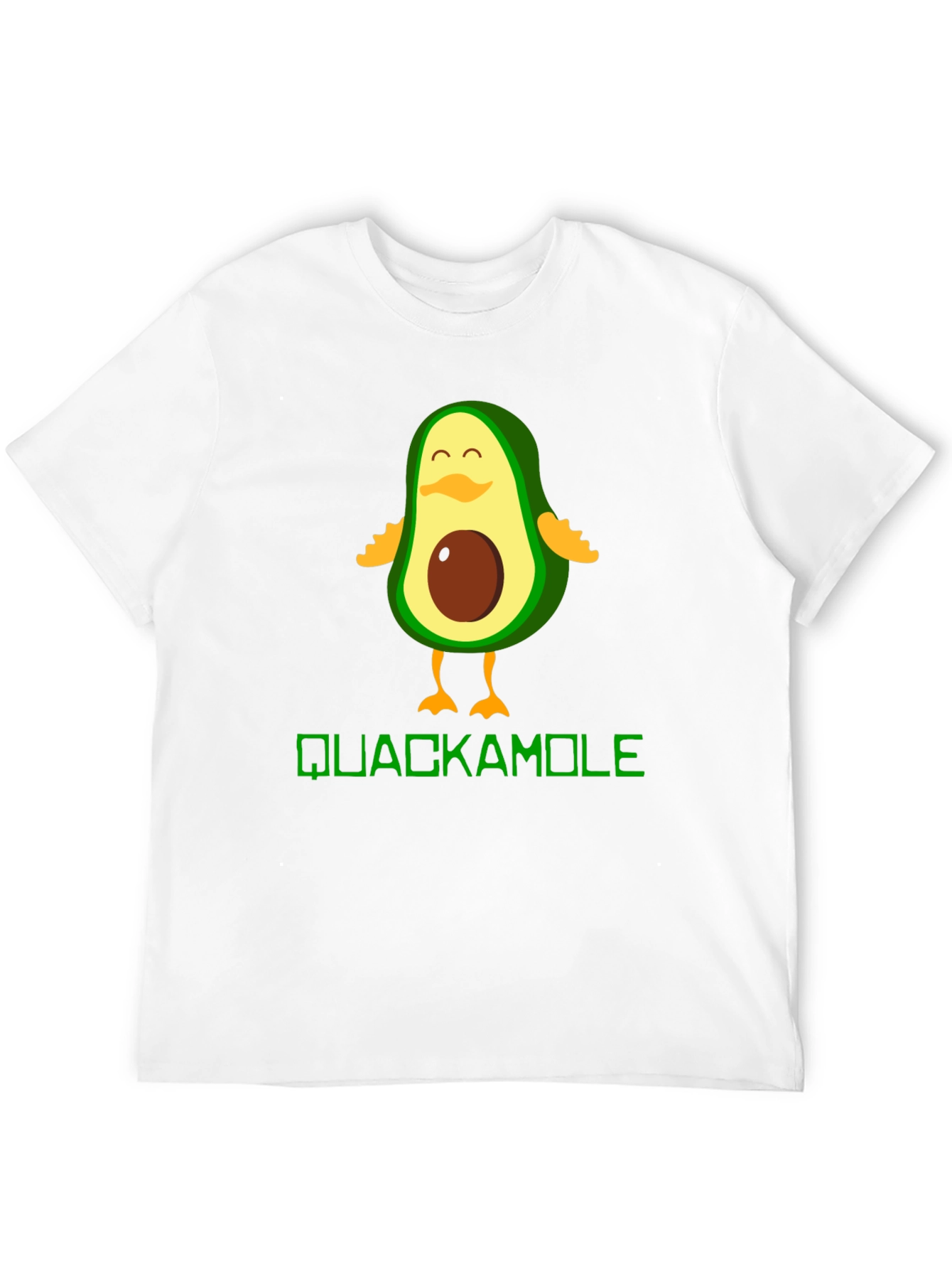 Black Quackamole Avocado Duck Graphic Tee view 12