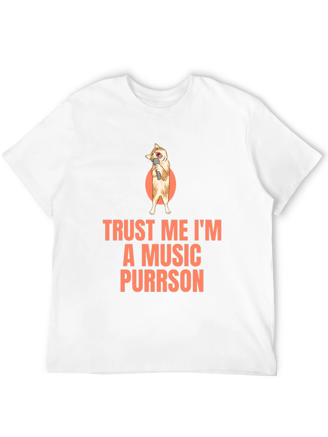 Black Trust Me I'm A Music Purrson T-Shirt view 12