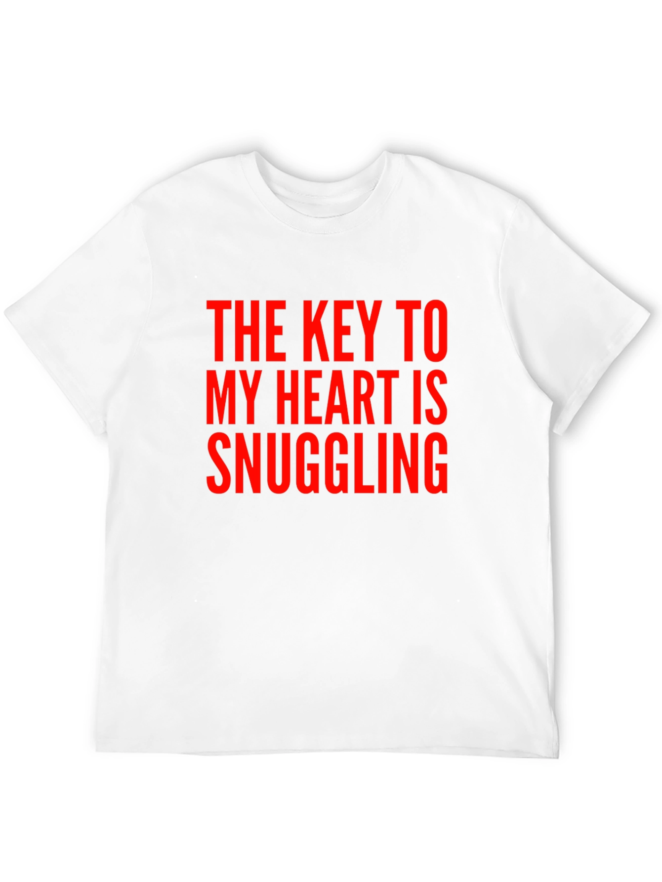 Black Snuggling Heart T-Shirt - Black view 12