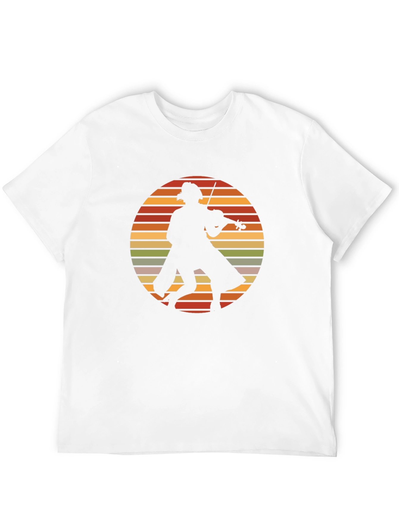 Black Retro Fiddler T-Shirt - Vintage Musician Tee view 12