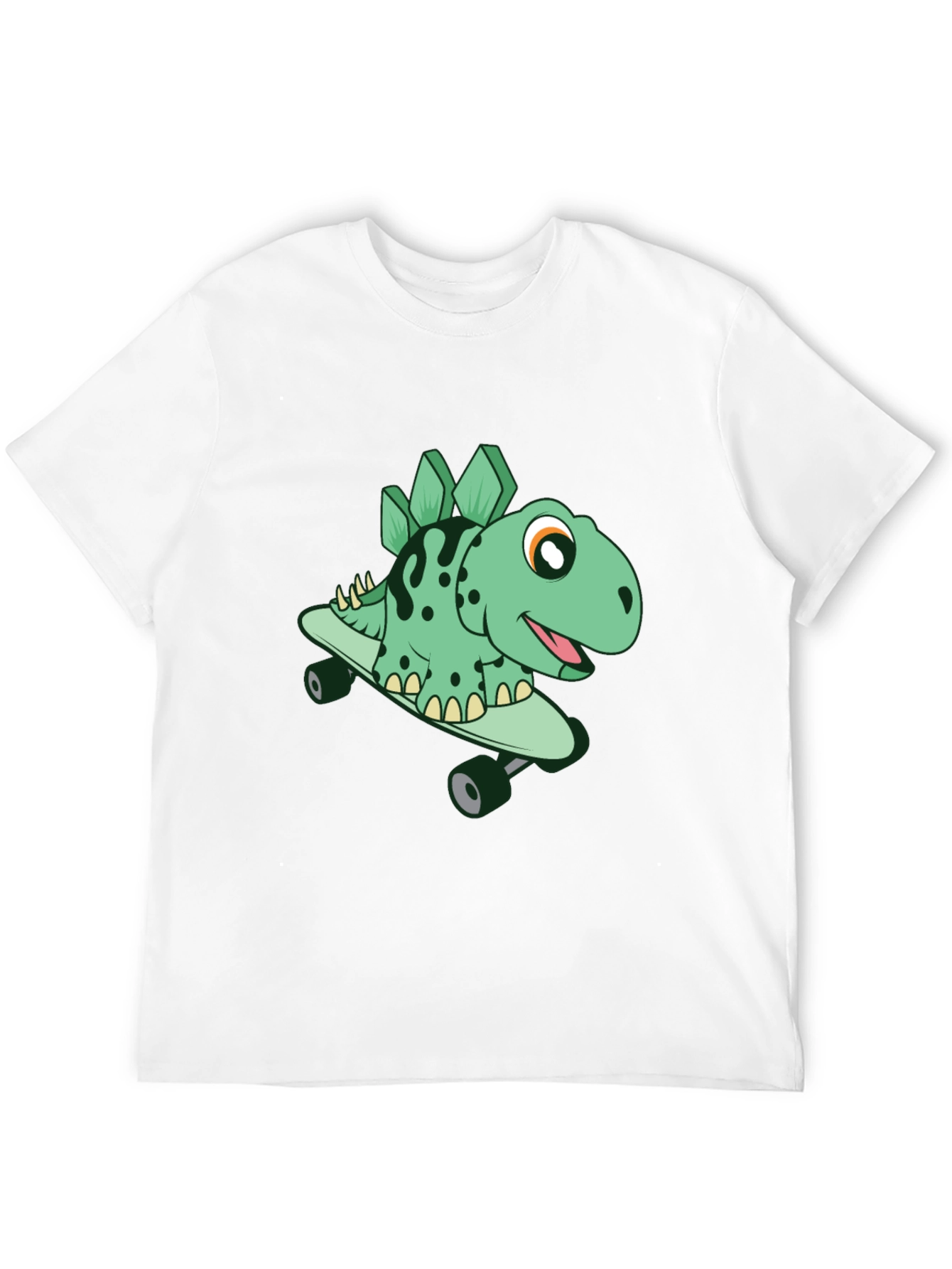 Black Skateboarding Dino T-Shirt view 12