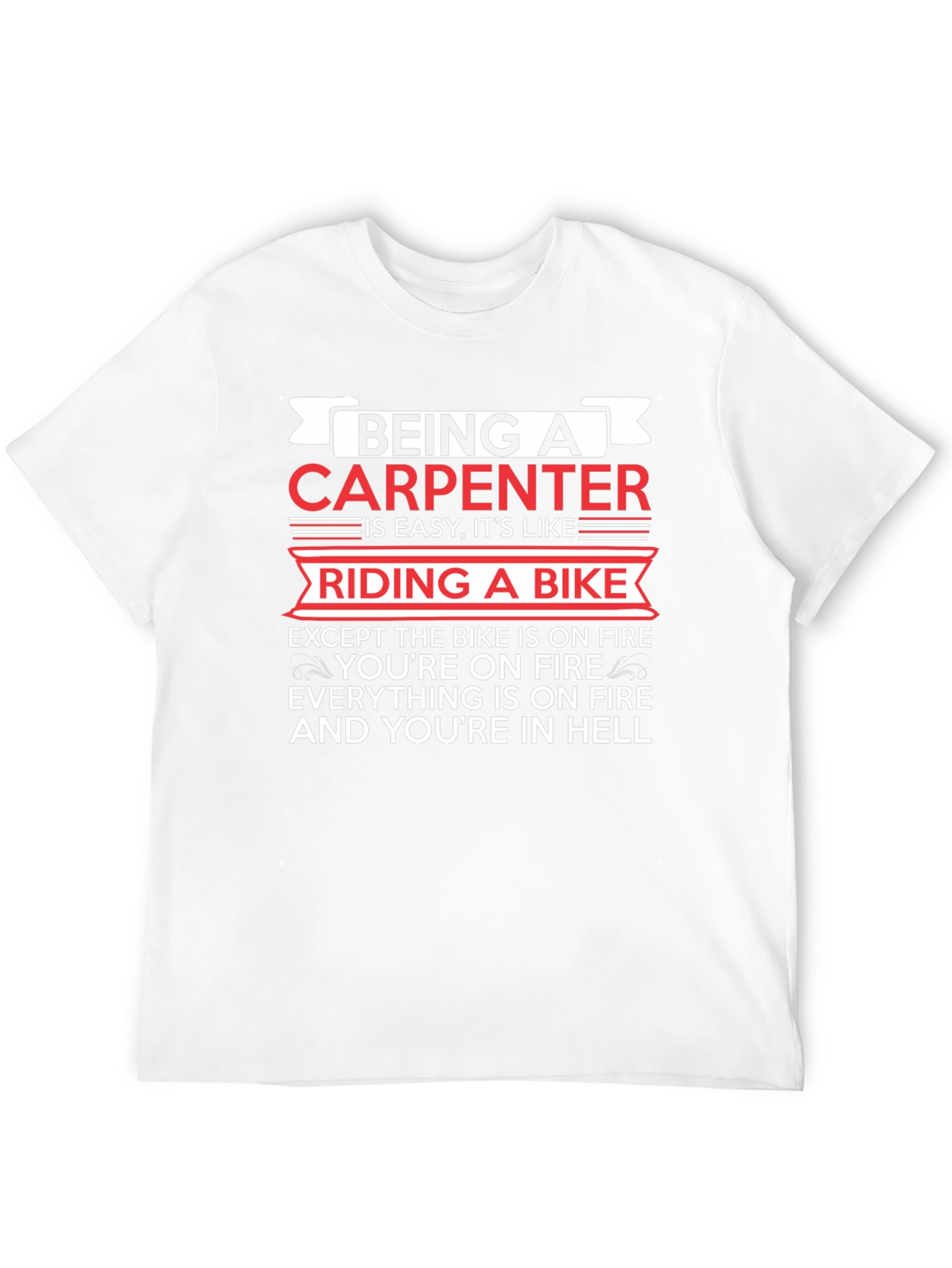 Black Carpenter's Humor Black T-Shirt view 12