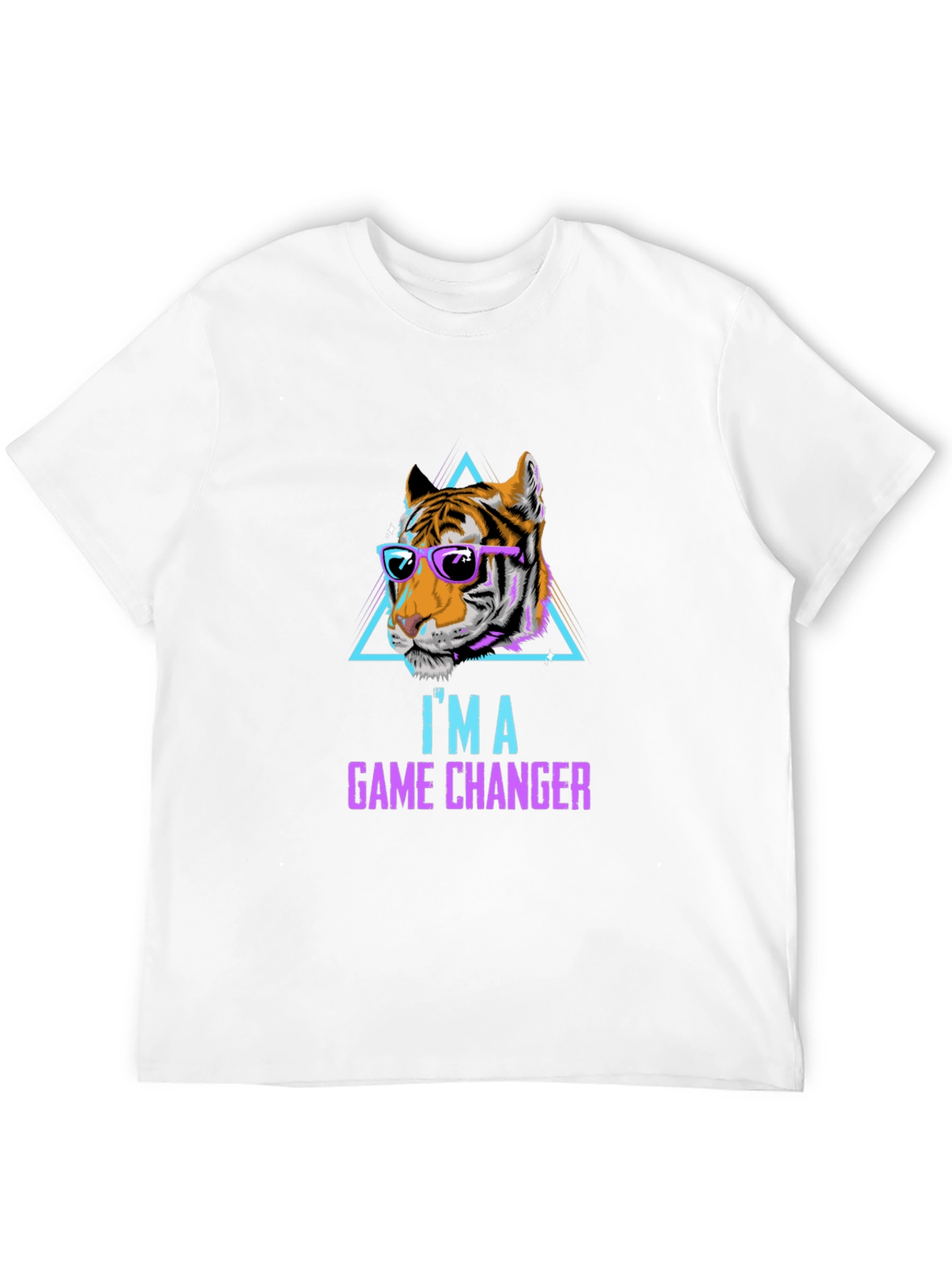 Black Cool Tiger Graphic Tee - Game Changer view 12