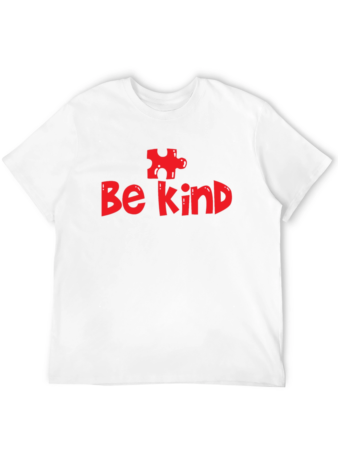 Black Be Kind Autism Awareness T-Shirt - Black view 12