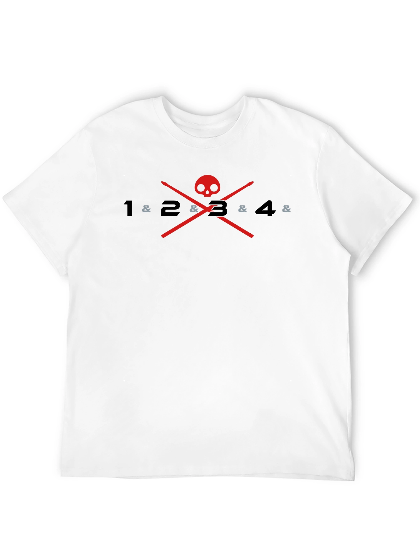 Black Drummer's Beat T-Shirt - Music Inspired Tee view 12