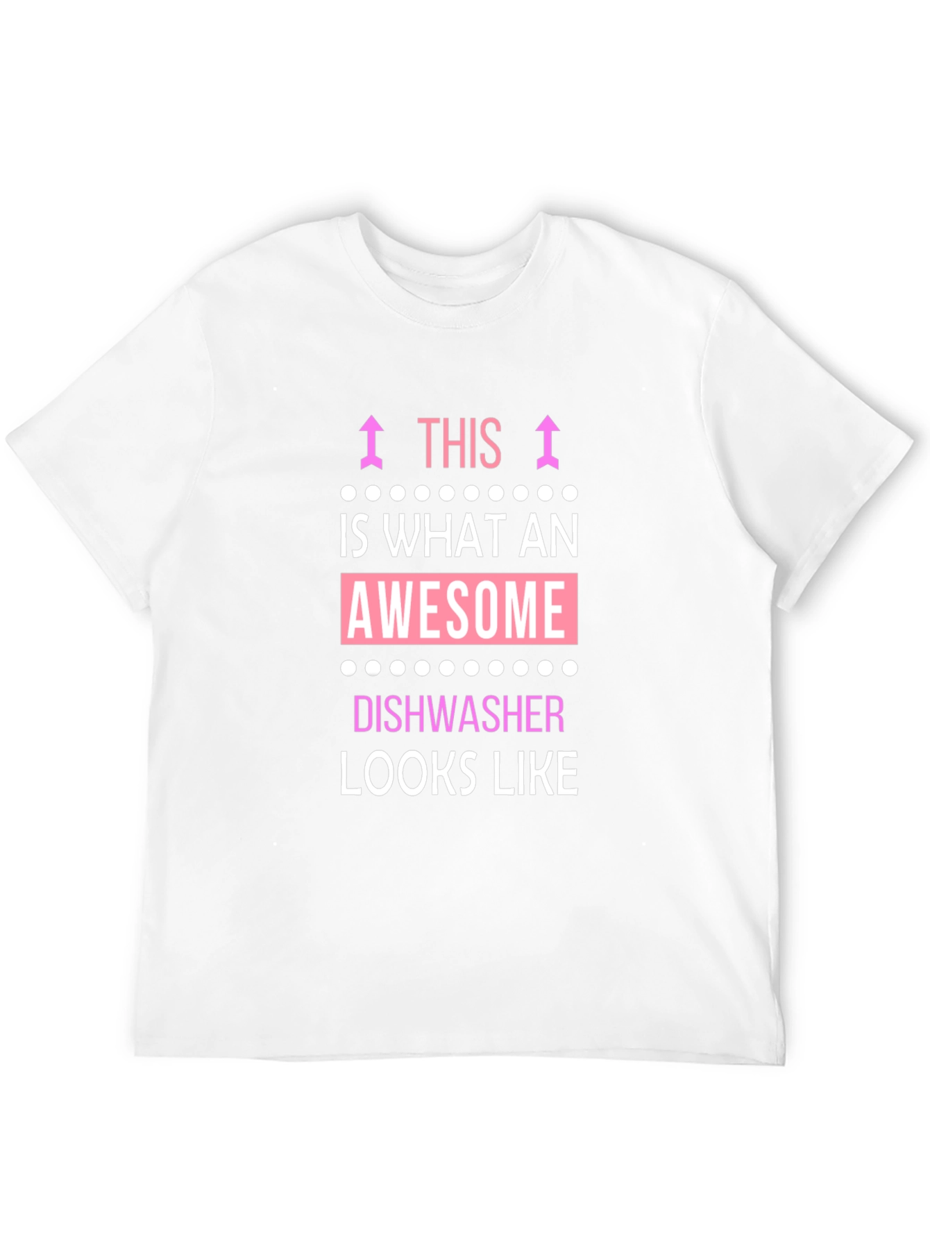 Black Awesome Dishwasher T-Shirt - Black view 12