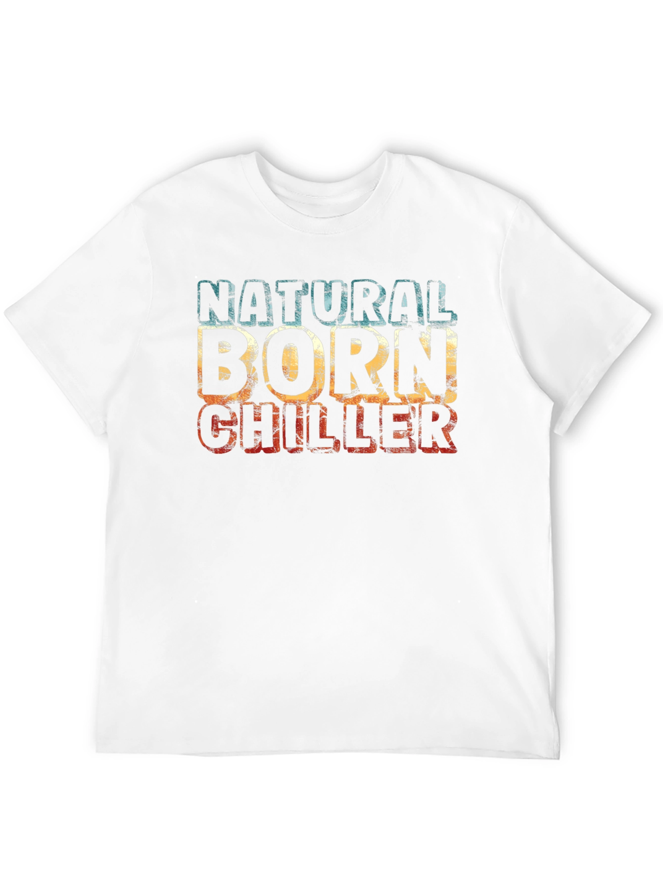 Black Natural Born Chiller Black T-Shirt view 12