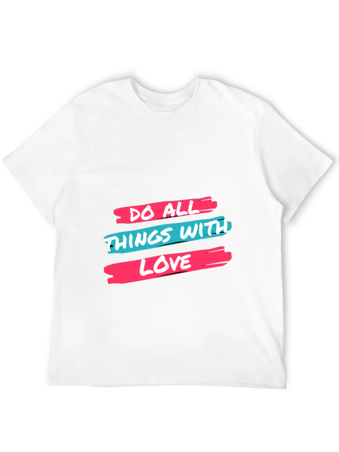 Black Do All Things With Love Black Tee view 12