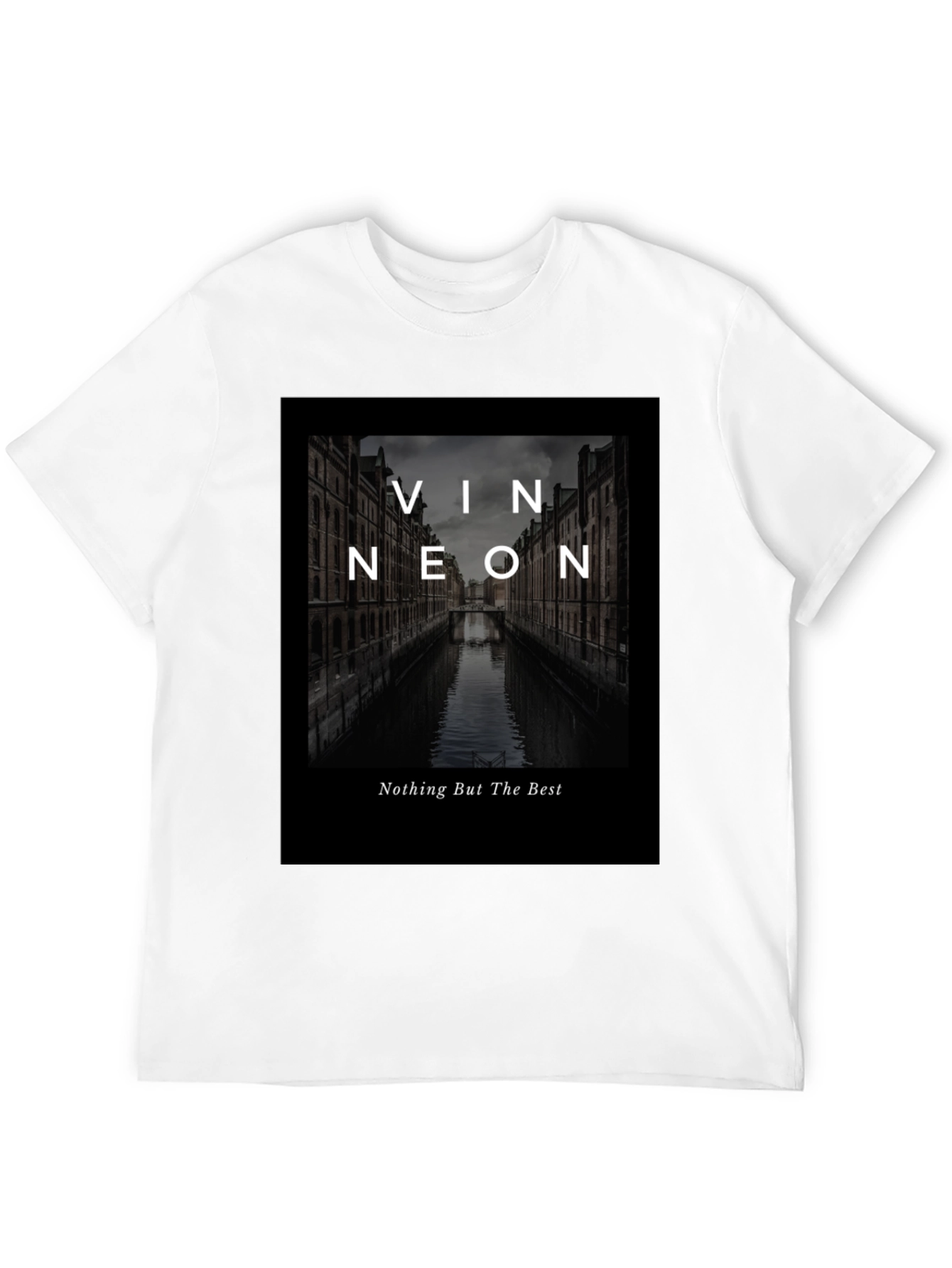 Black Vin Neon Graphic T-Shirt - Best Quality view 12