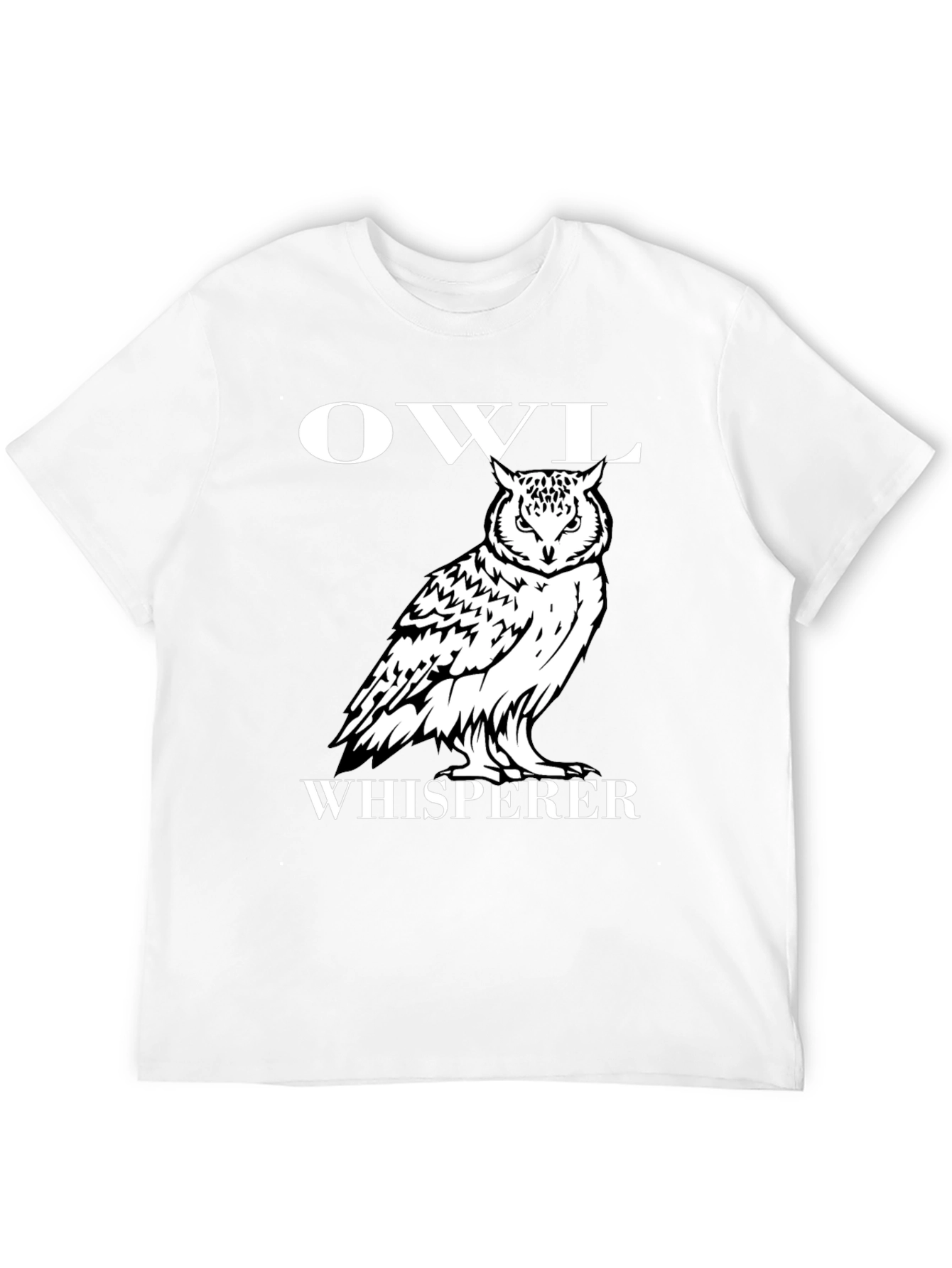 Black Owl Whisperer Graphic T-Shirt view 12