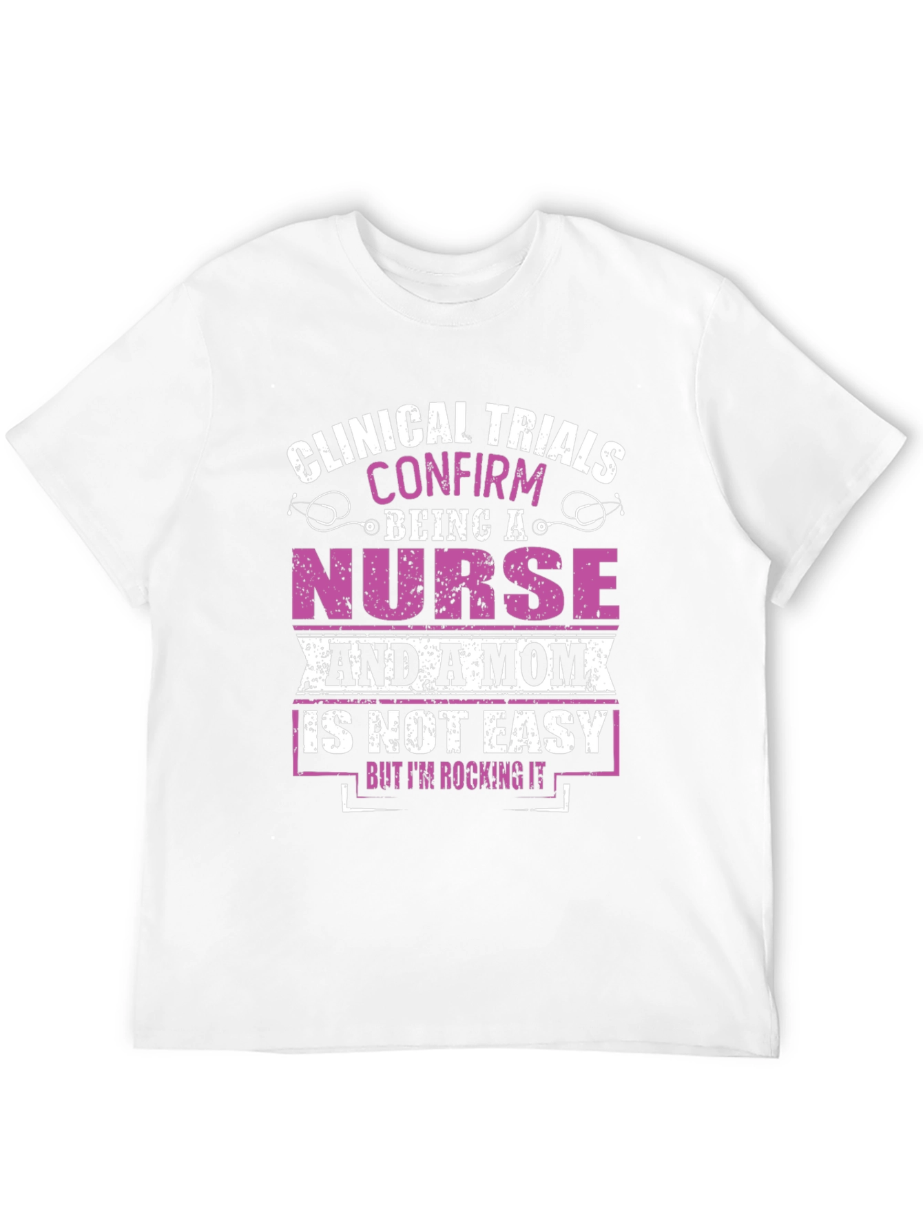Black Nurse & Mom T-Shirt: Clinical Trials Confirmed! view 12