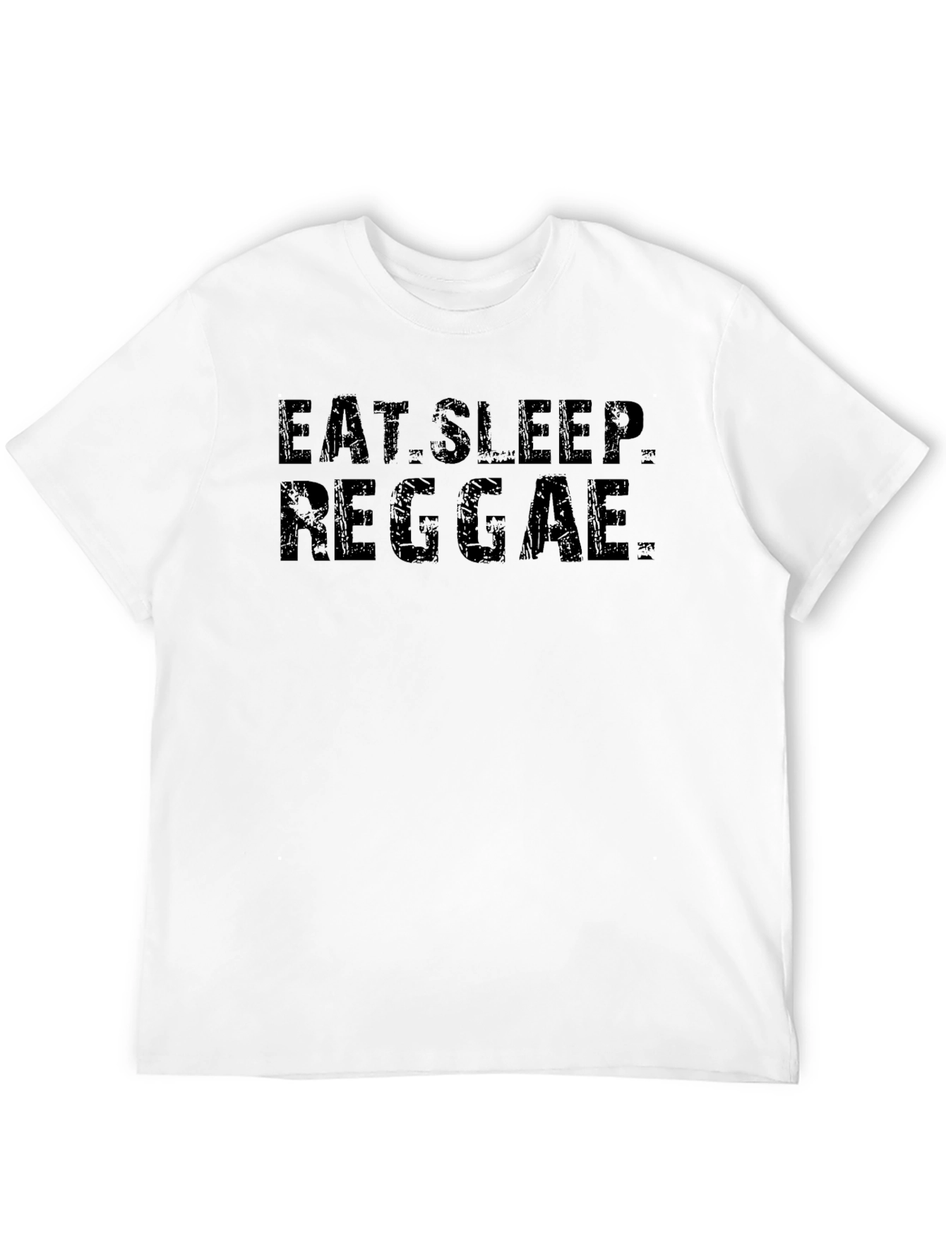 Black Eat Sleep Reggae T-Shirt - Stylish Graphic Tee view 12