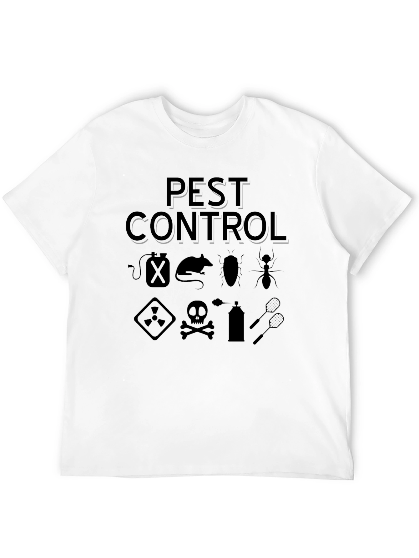 Black Pest Control Graphic T-Shirt view 12