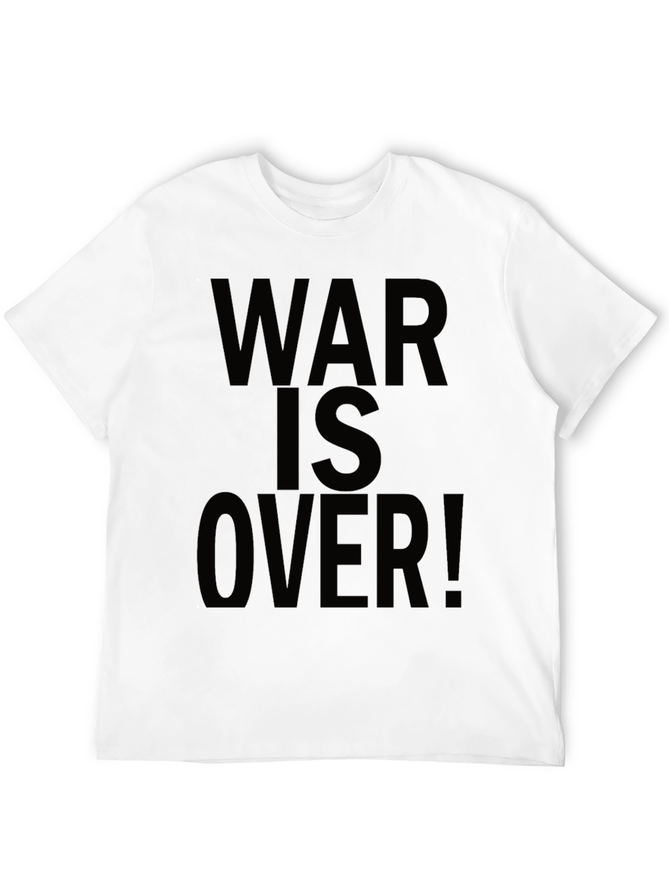 Black War Is Over! Black Graphic Tee view 12