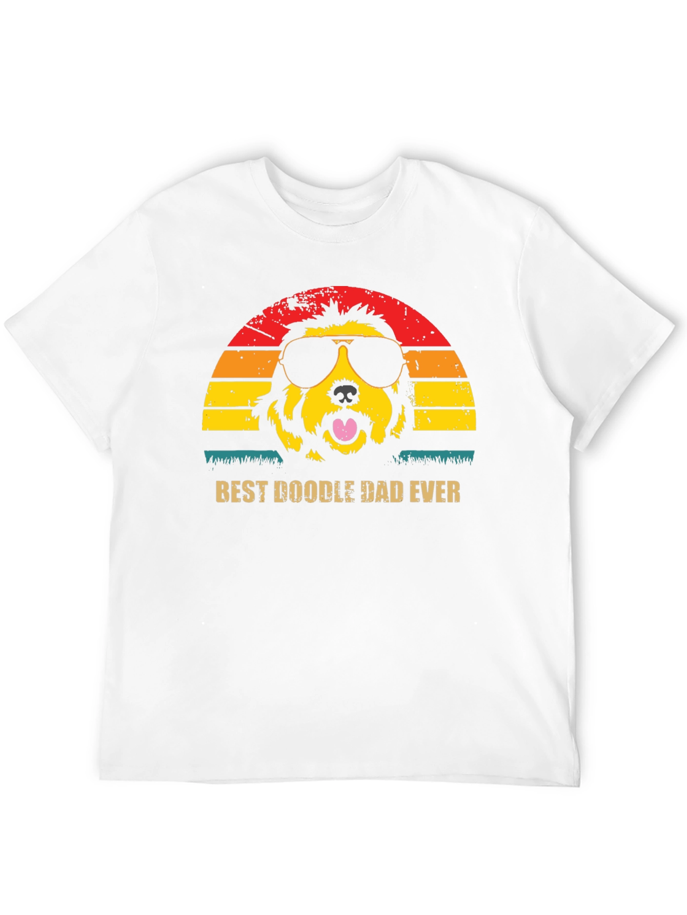 Black Best Doodle Dad Ever T-Shirt - Novelty Graphic Tee view 12