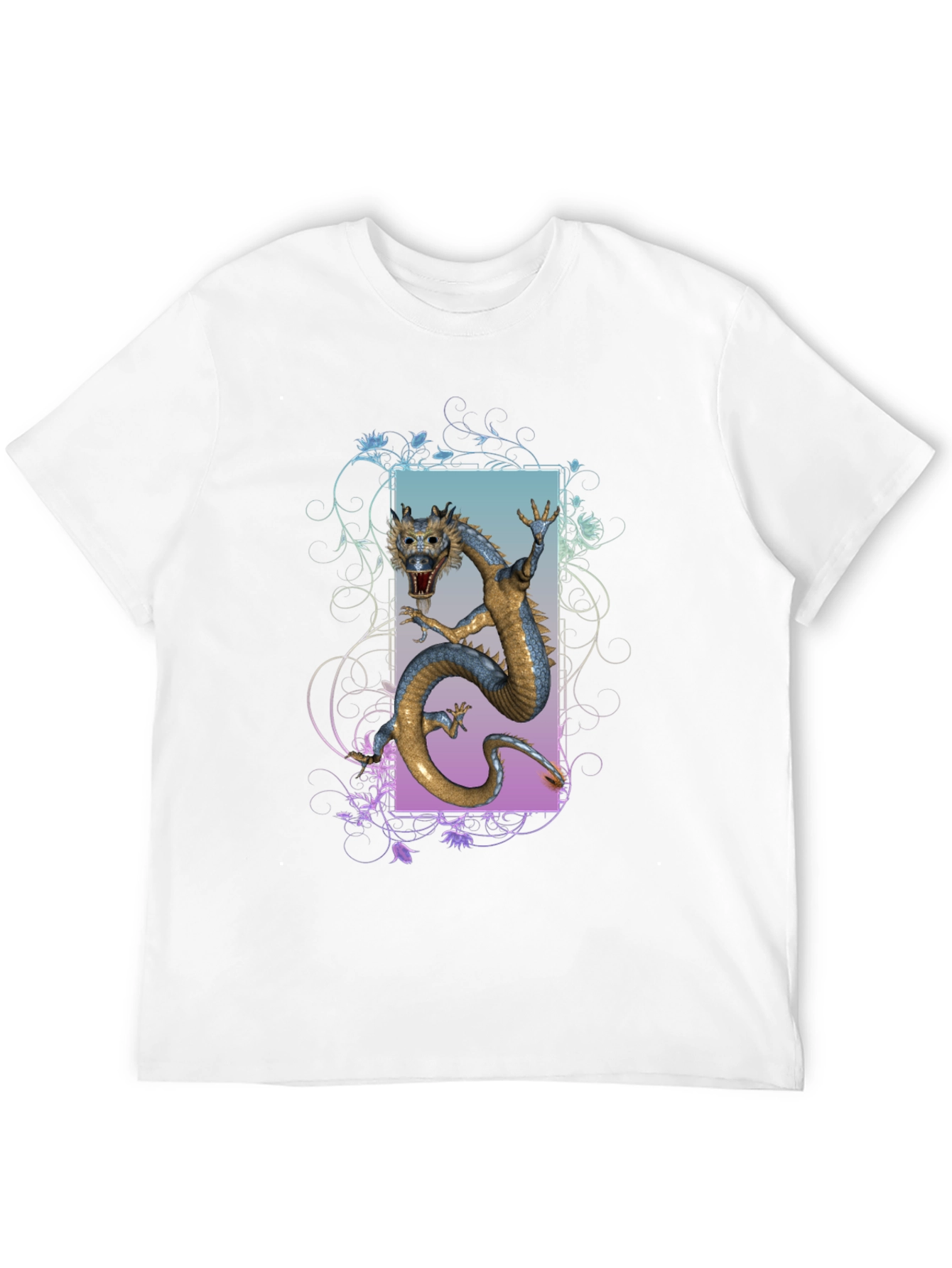 Black Dragon Graphic T-Shirt - Mythical Creature Tee view 12